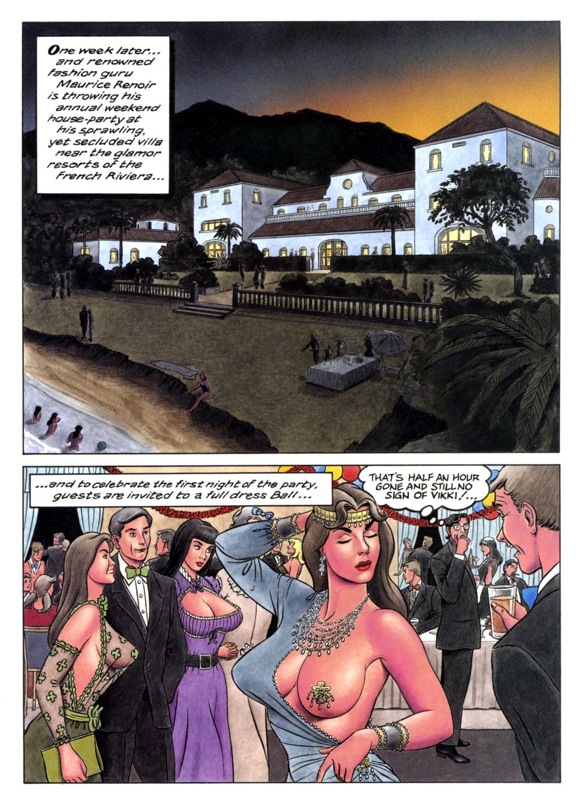 A Saucy Vikki Belle Romp: Riviera Moon Goddess page 6 full