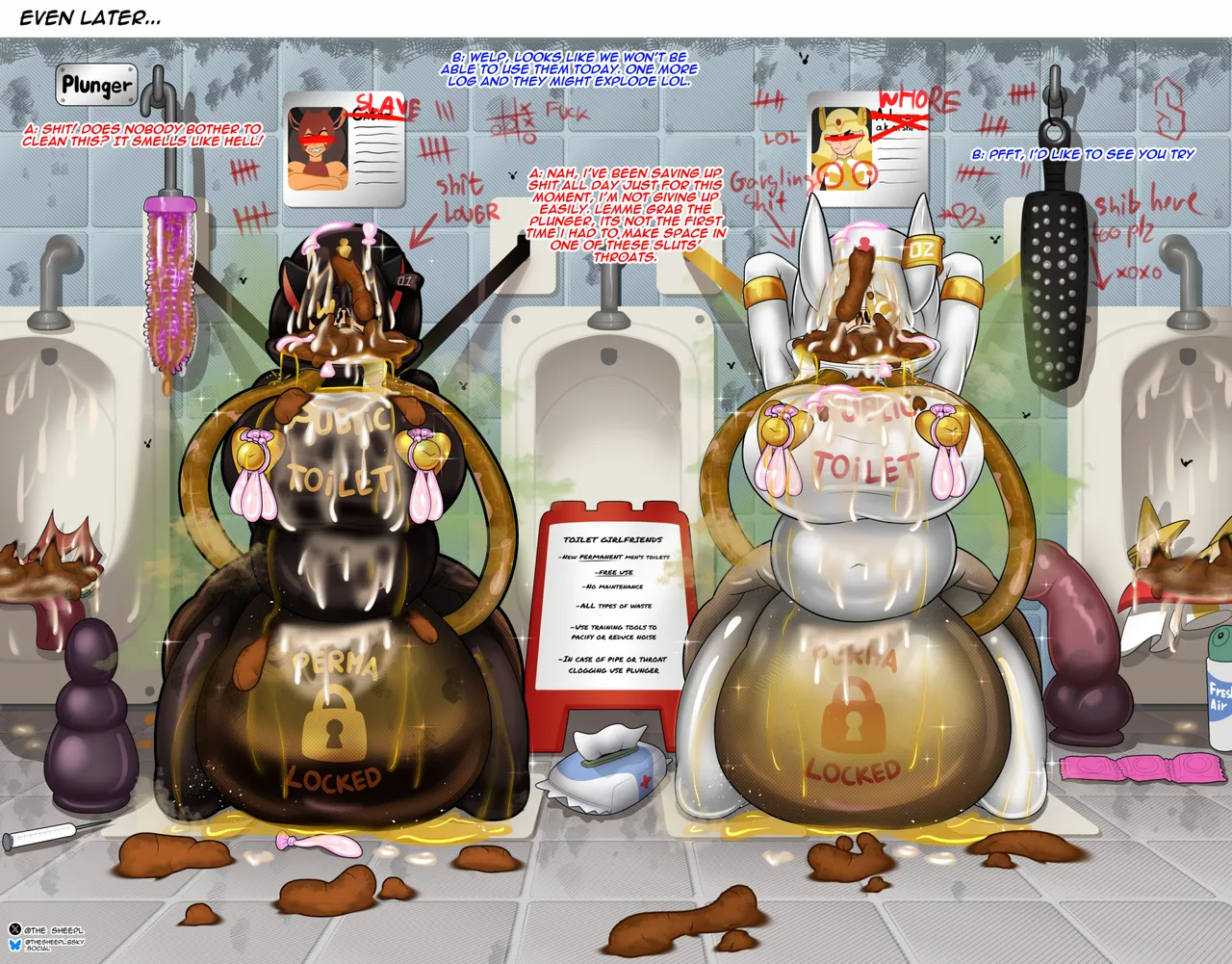 She-ra Diaper Goo TF & Public Toilet Girls page 7 full