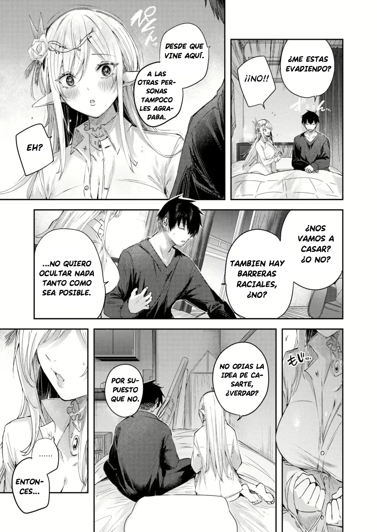 Dokushinn Hunter no Deai ha Elf no Mori de♡ page 8 full