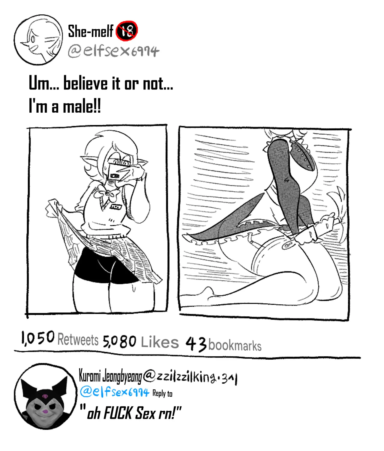 Elf Femboy on Sex-Twitter page 12 full