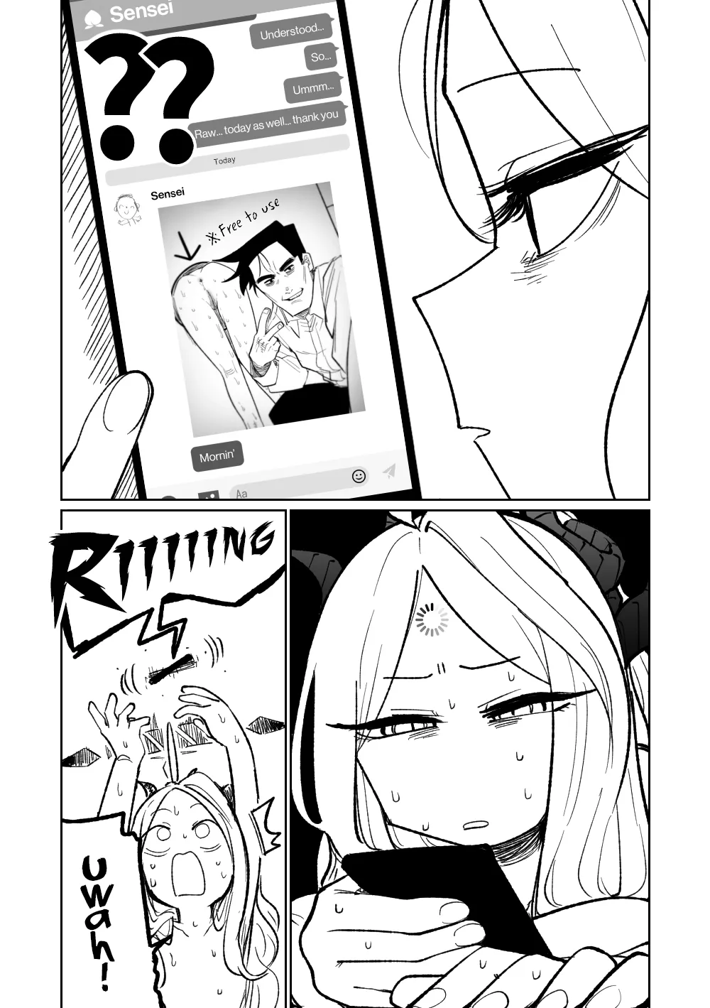 KabeShiri | Help, Step-Sensei, I'm Stuck! page 11 full