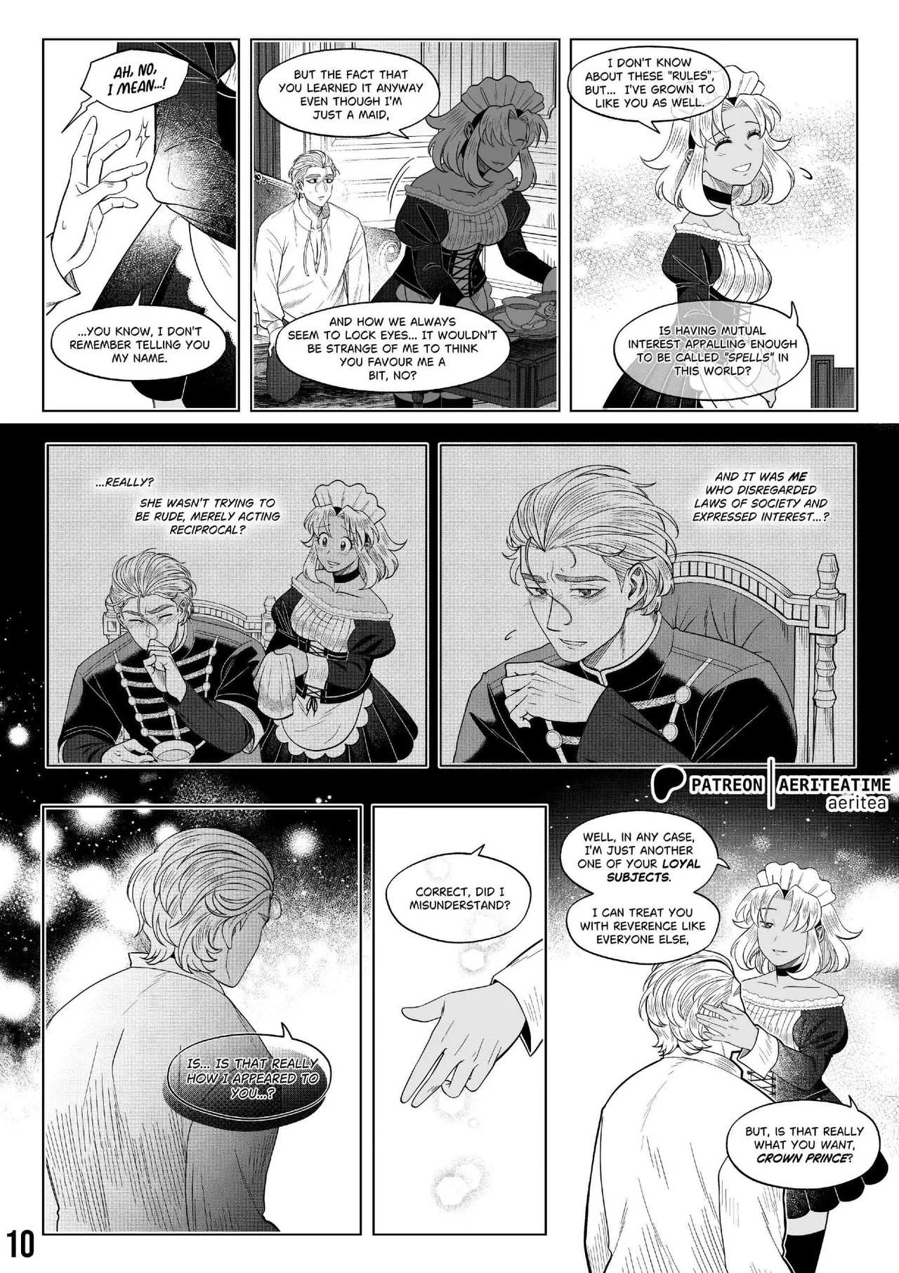 Otome Isekai: The Incompetent Competent Prince Wants to Service the Maid From Another World?! page 10 full