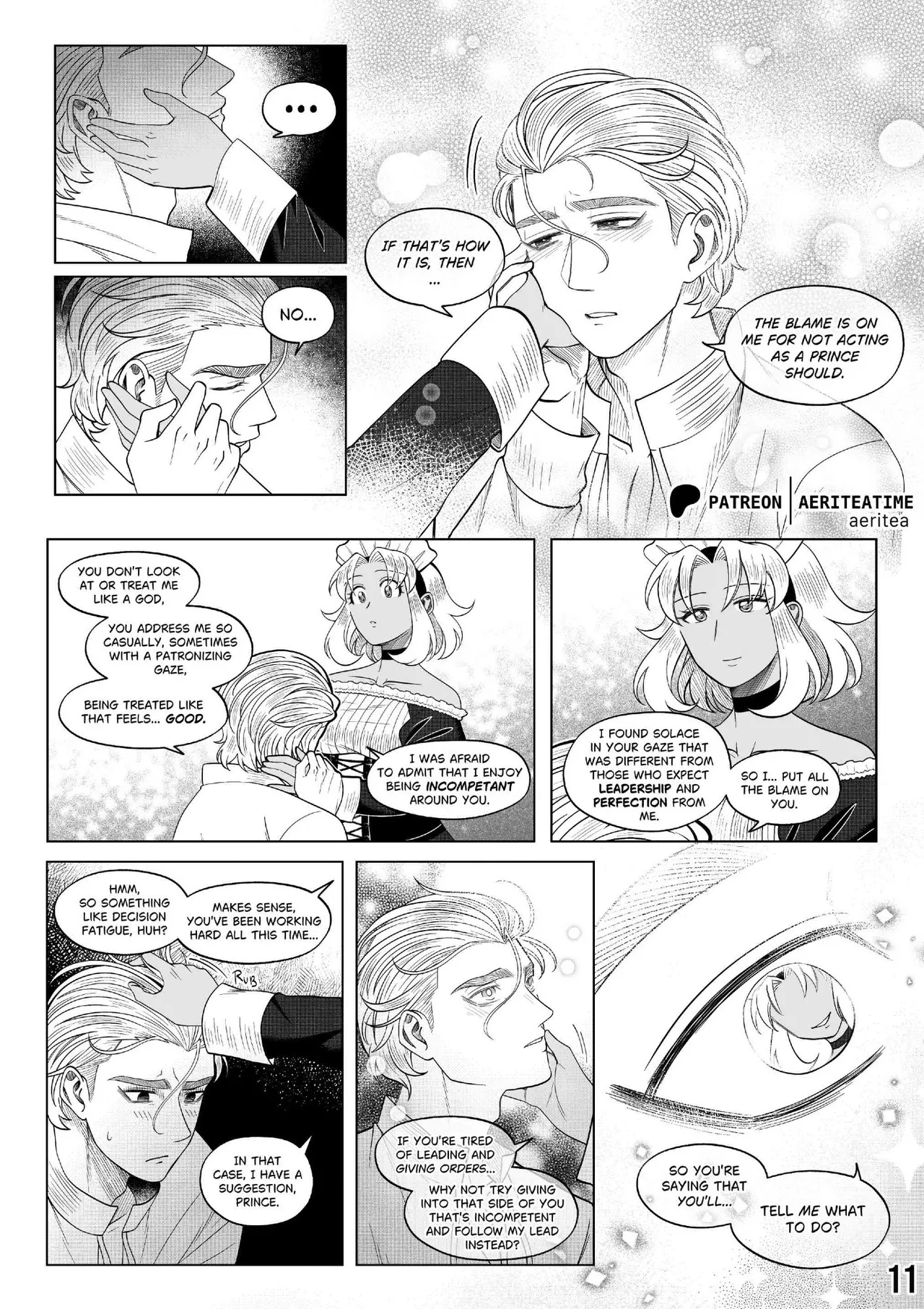Otome Isekai: The Incompetent Competent Prince Wants to Service the Maid From Another World?! page 11 full