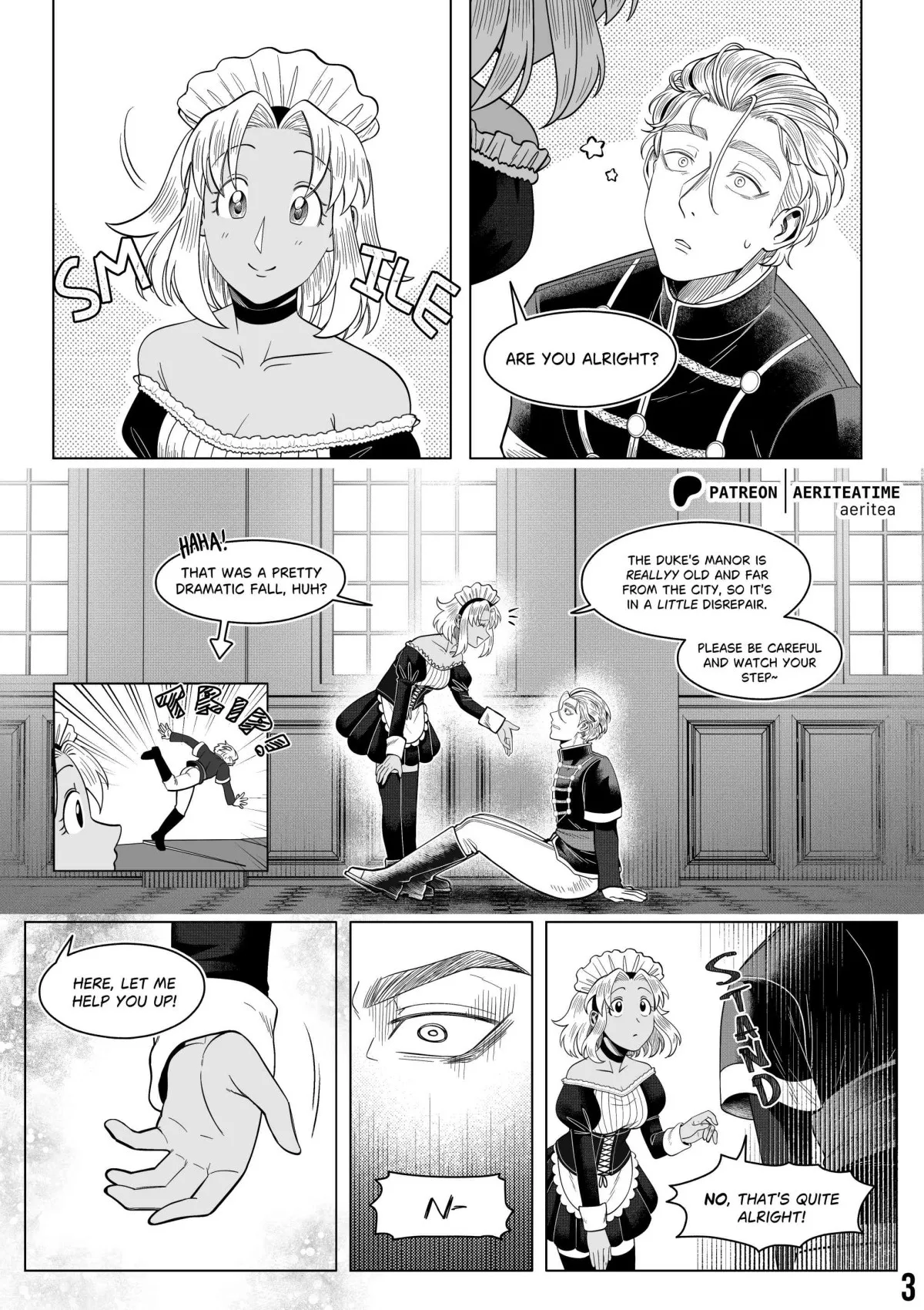 Otome Isekai: The Incompetent Competent Prince Wants to Service the Maid From Another World?! page 3 full
