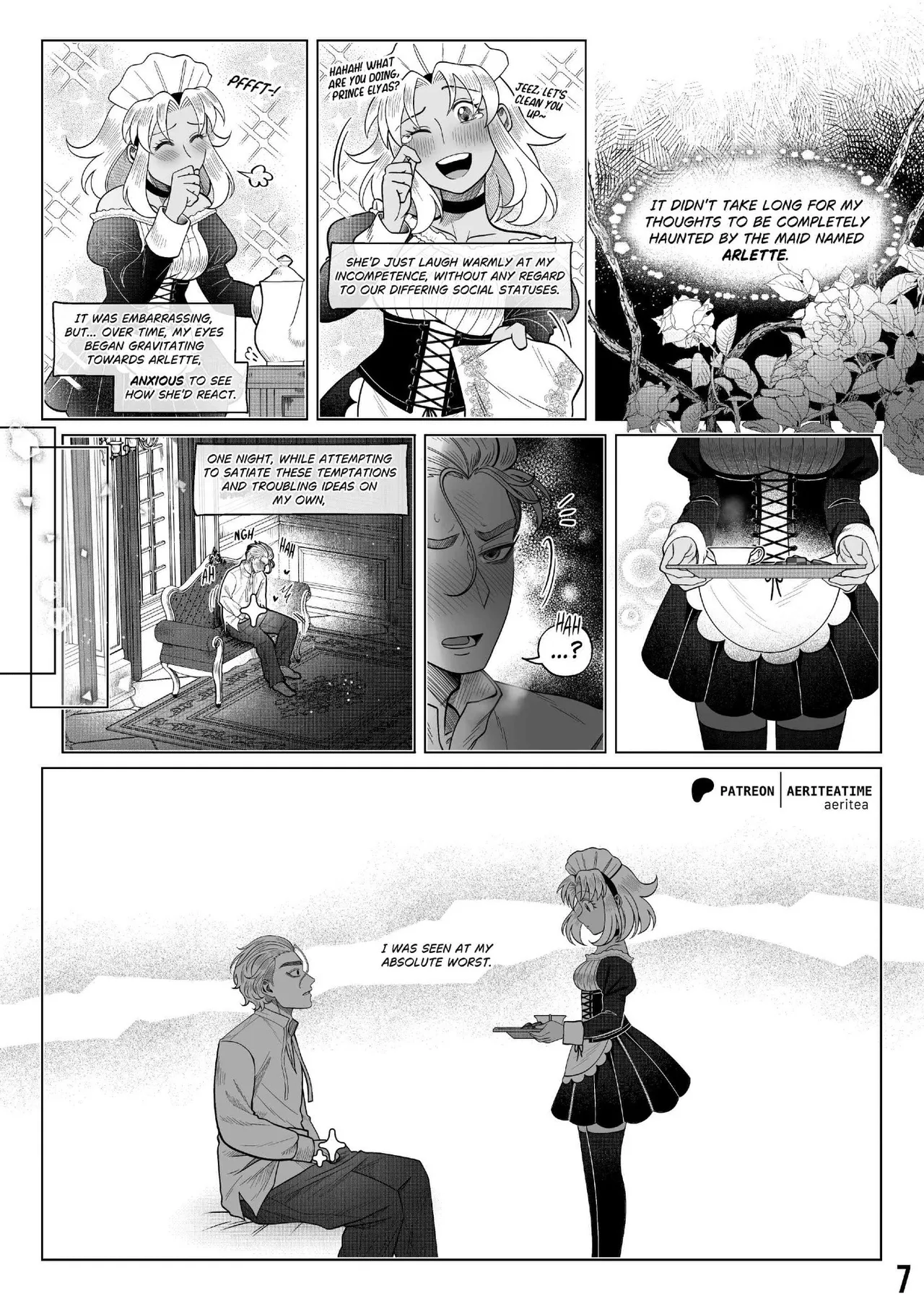 Otome Isekai: The Incompetent Competent Prince Wants to Service the Maid From Another World?! page 7 full