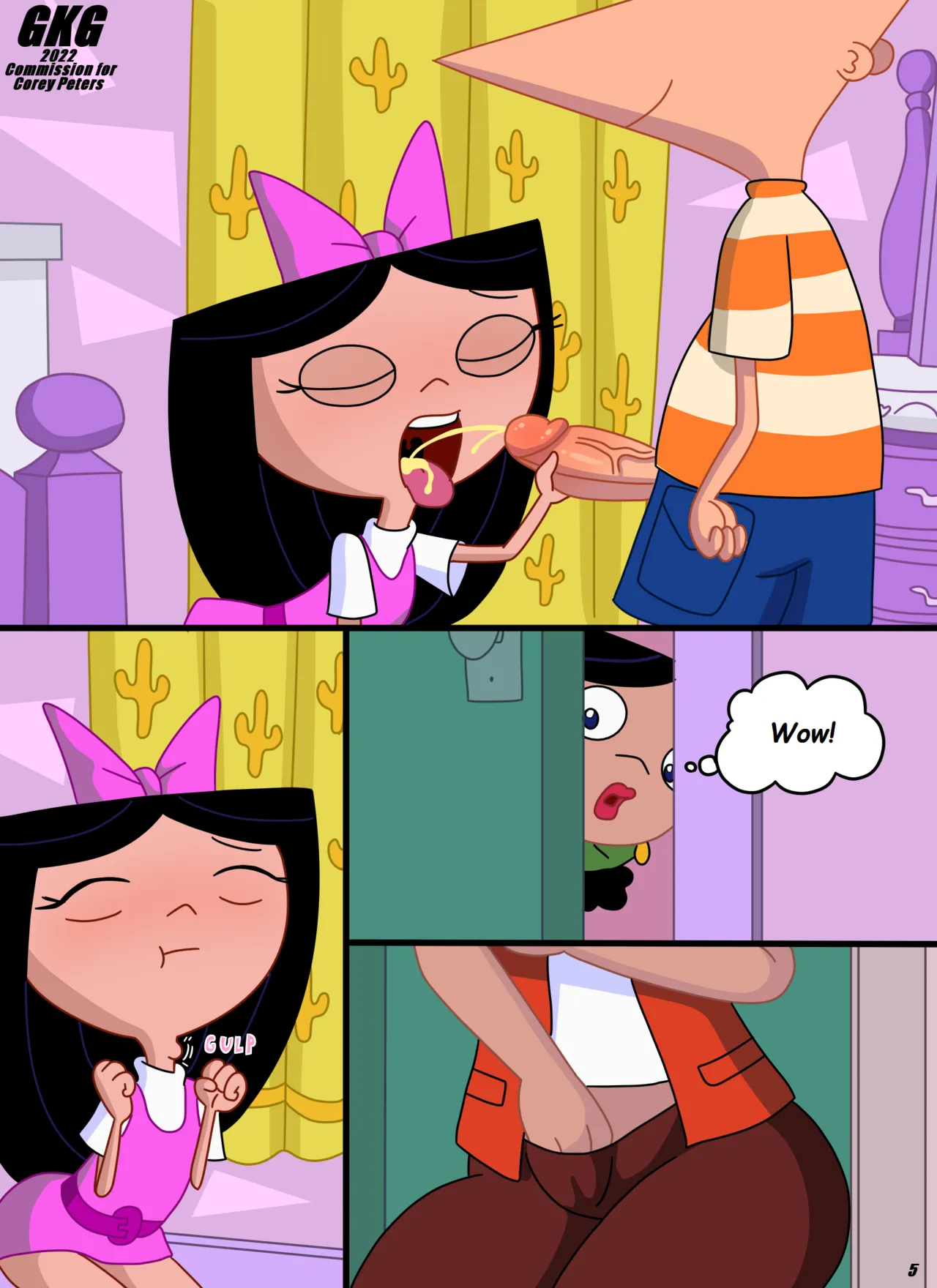 Phineas Flynn and Isabella Garcia-Shapiro  - GKG page 6 full