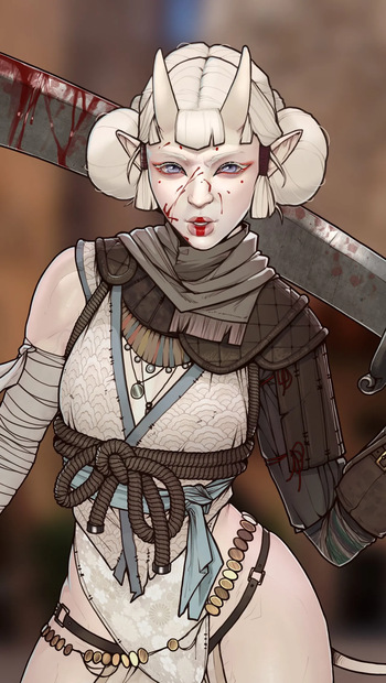 [Galaad1800] Kokoro, the albino succubus cover