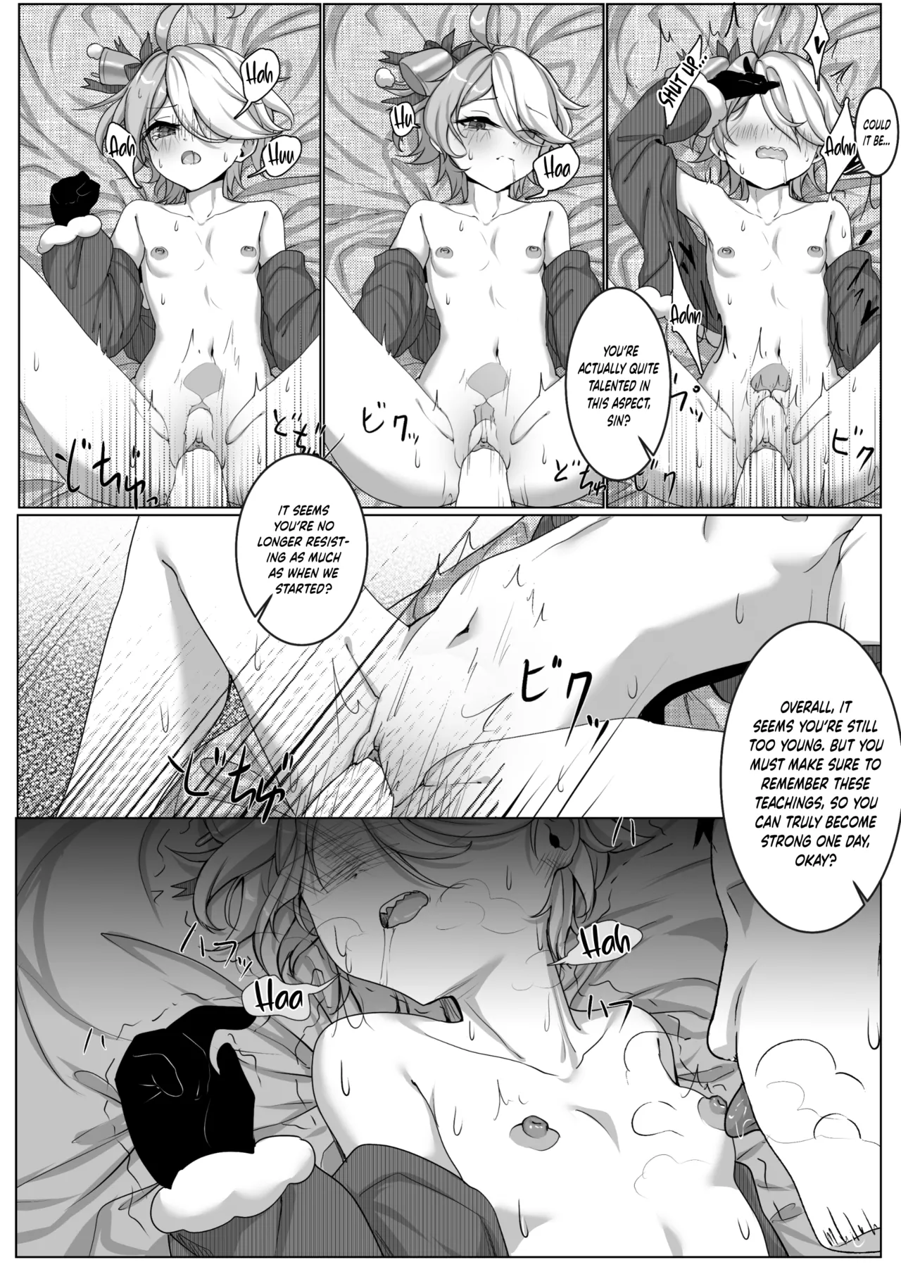 Bad Girl Sin Mal's Training Time page 12 full