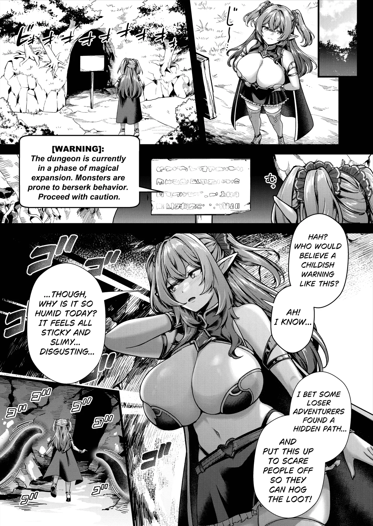 Ochita Tensai Mahoutsukai, Naodokoka Elf no 60 Nichikan page 4 full
