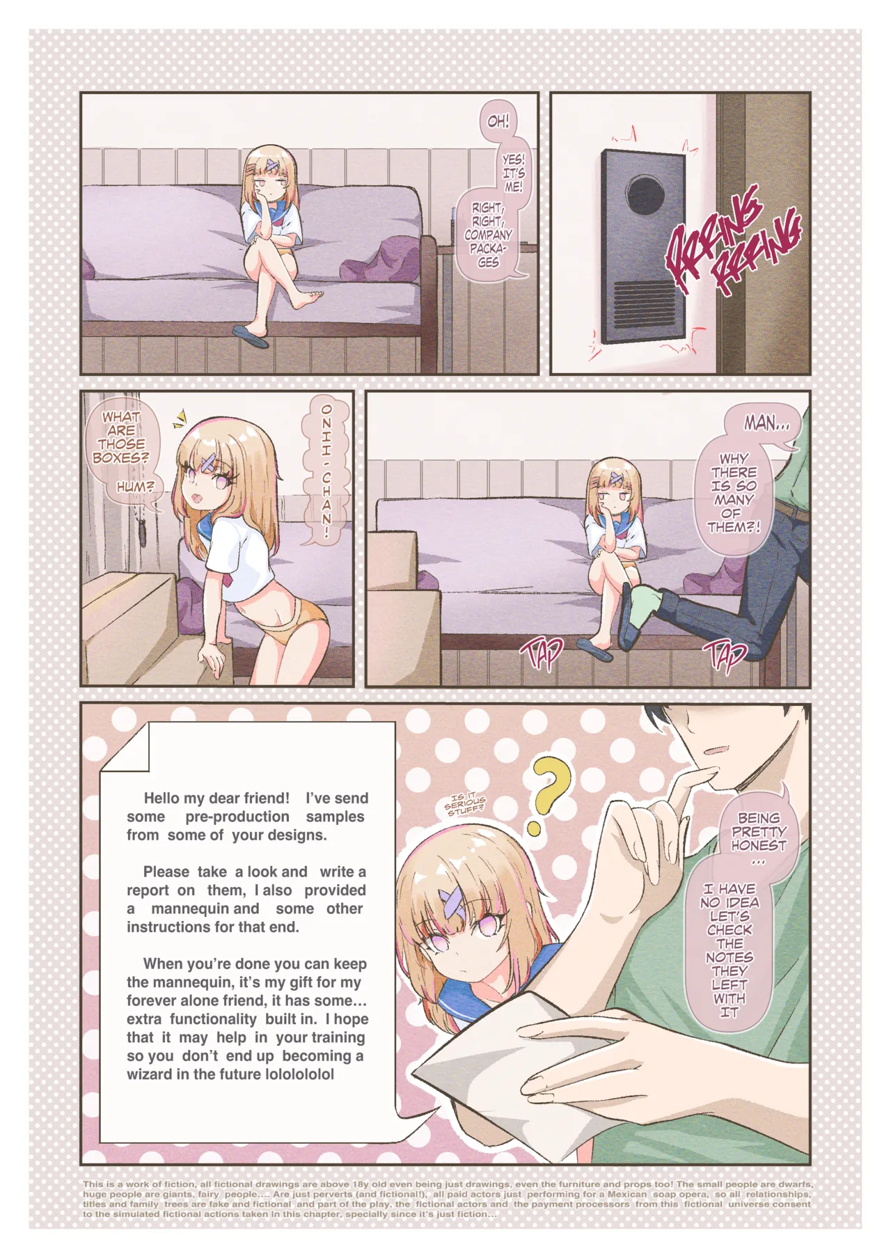 SHIMAPAN! My Sister Has Been Cursed! Now... She Can Only Wear Panties?!? page 11 full
