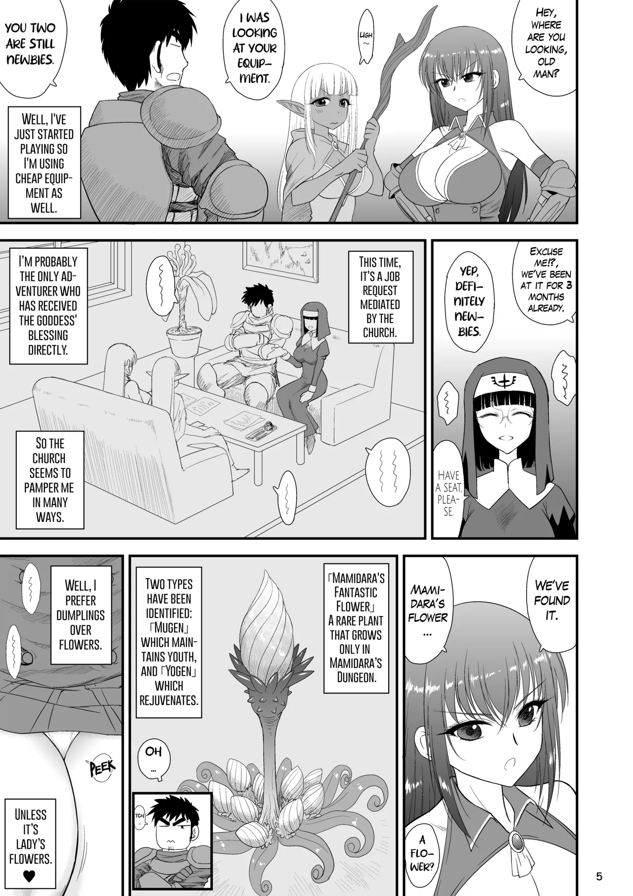 Mami no Meikyuu 2 Leskko Boukensha Hen | Mamidara's Dungeon 2 Lesbian adventurers episode page 5 full