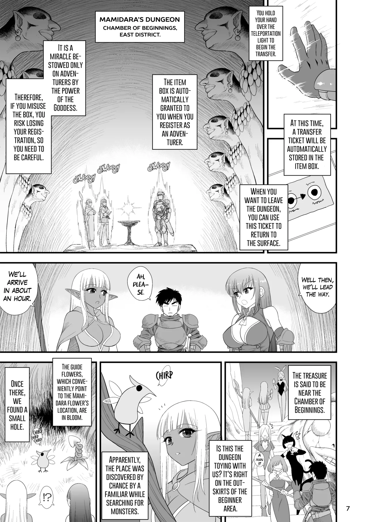 Mami no Meikyuu 2 Leskko Boukensha Hen | Mamidara's Dungeon 2 Lesbian adventurers episode page 7 full