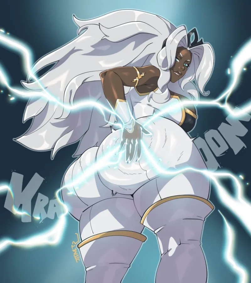 Storm, Marvel Tokon design . page 8 full