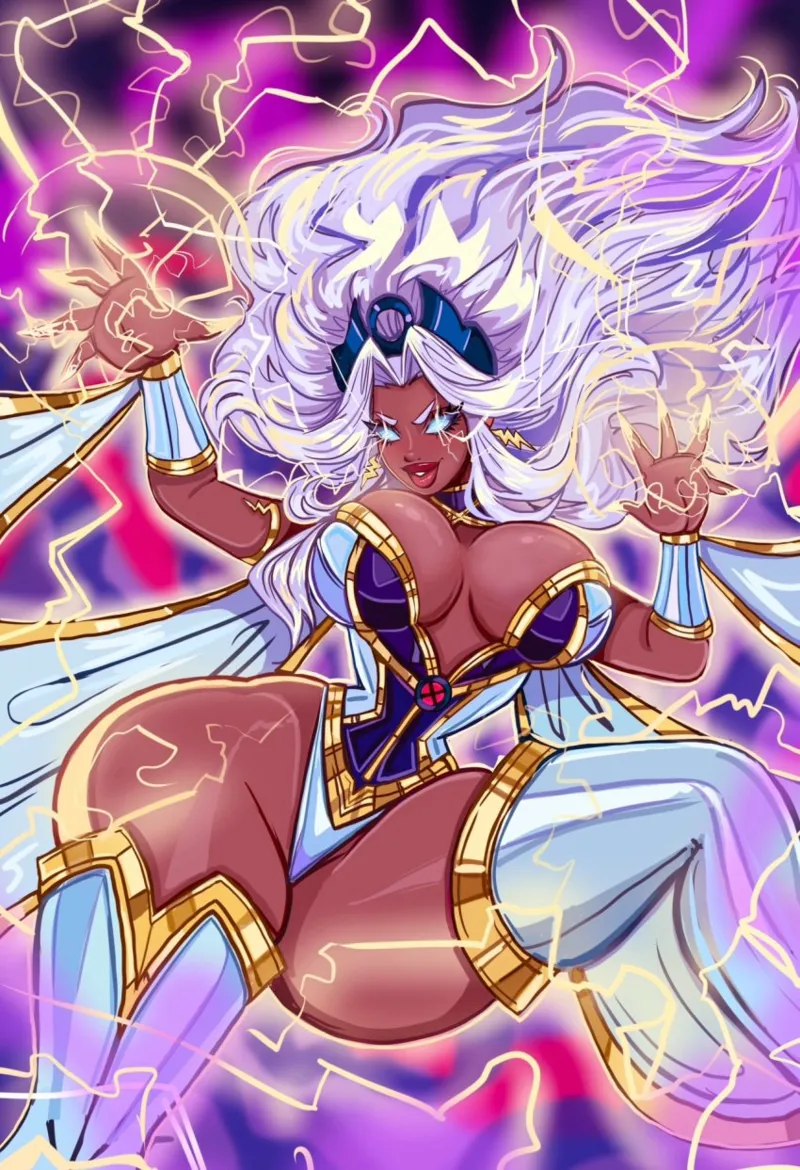 Storm, Marvel Tokon design . page 9 full