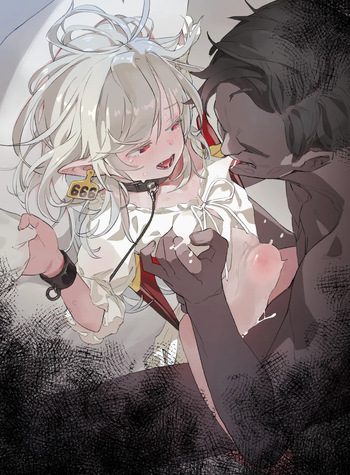 [Biyobiyo]【Manga (JP/EN)】Toraware no Kyūketsuki Elika Chō〇 Chikubi-zeme & Kairaku-ochi 【Manga 4p・Irasuto 1-mai + Sabun・Dezain Rafu】 cover