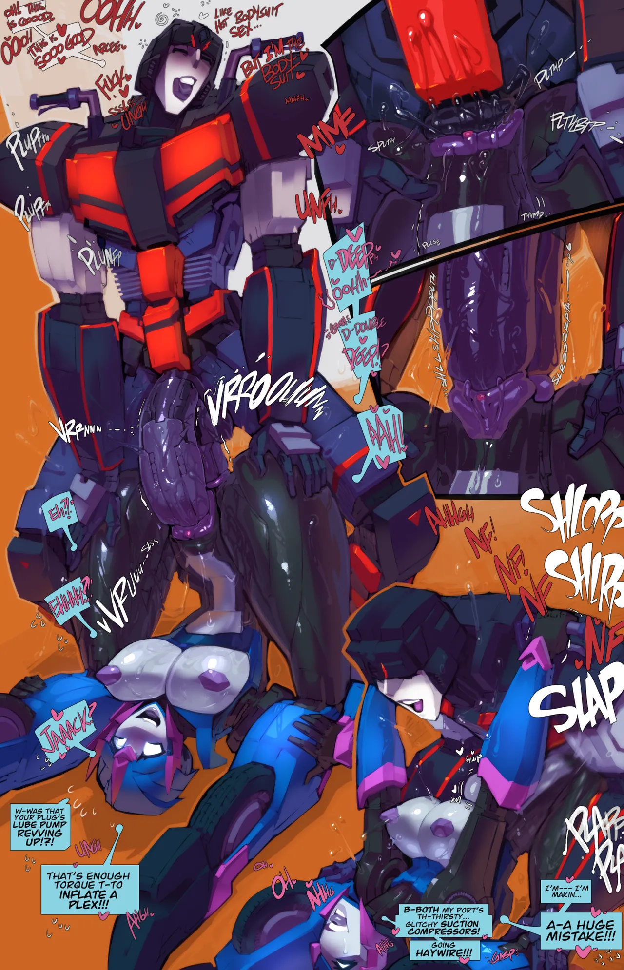 Jack X Arcee: "Autobutt Jack" page 10 full