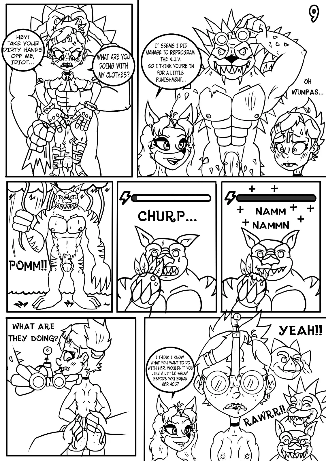 Coco Bandicoot in "Nina's Re-Punishment" page 10 full