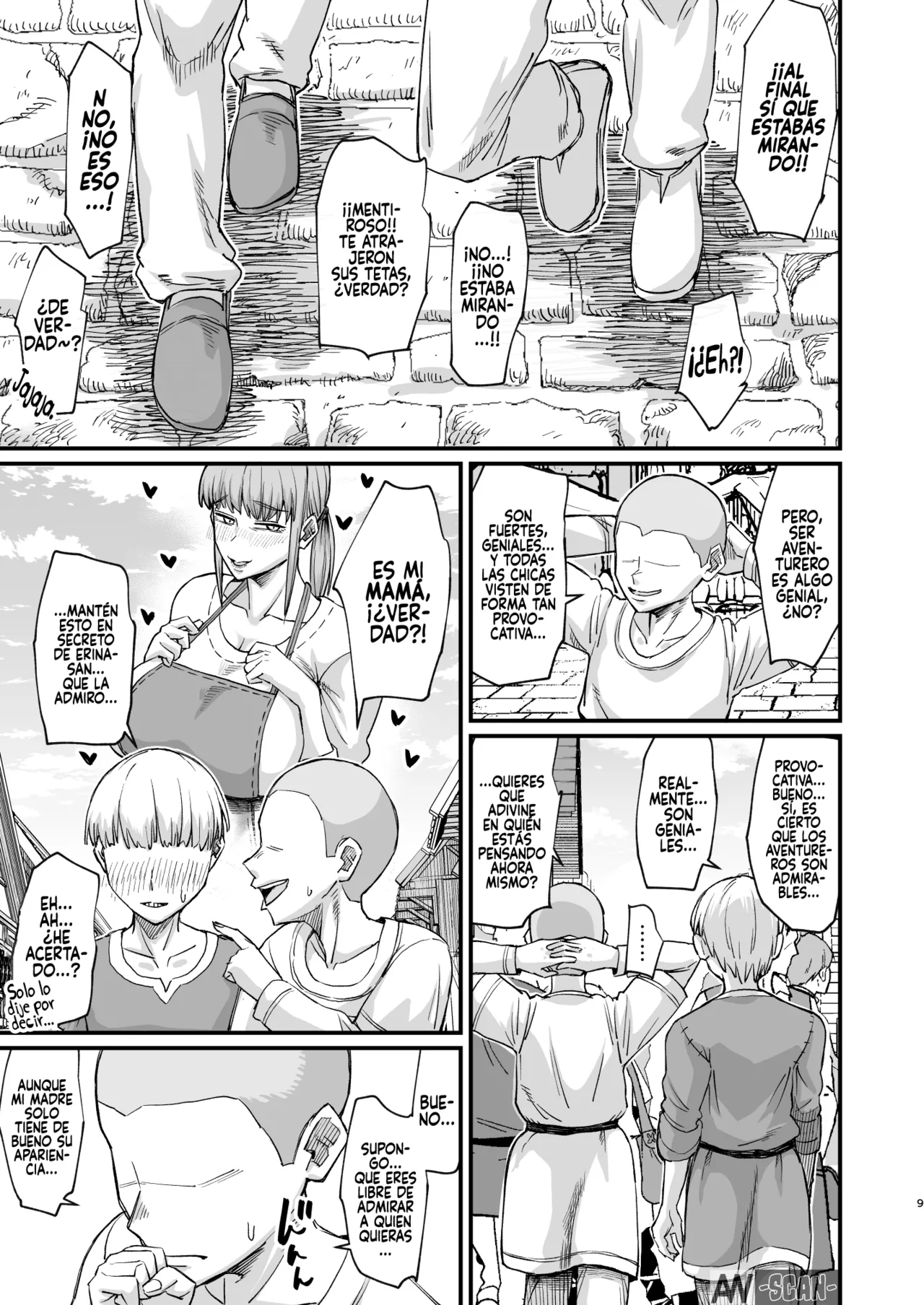 Katsute Eiyu datta, Onna Tachihe.｜La Mujer que Alguna Vez Fue una Heroína. page 9 full