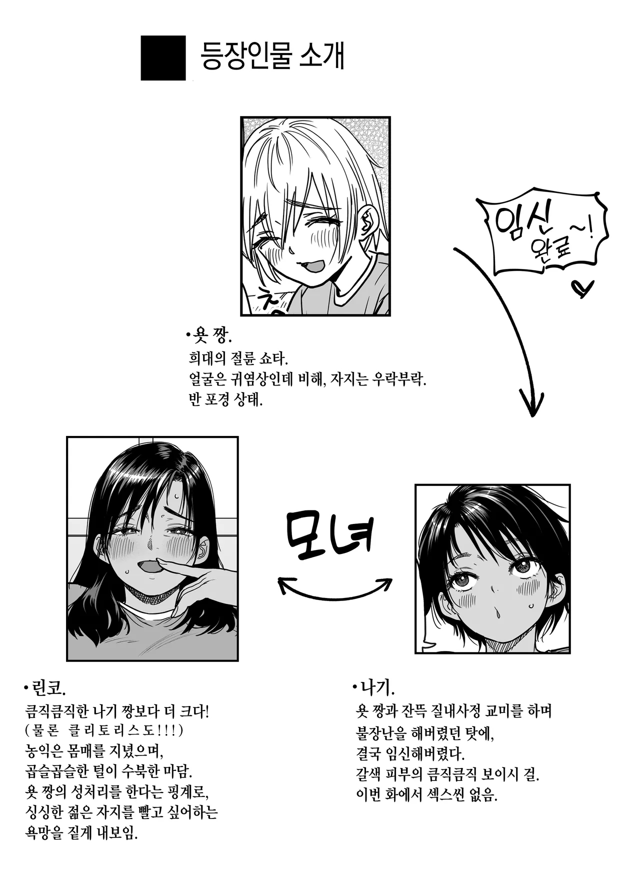 Kasshoku Dekadeka Boyish! Nagisa-chan 3 Ninshin-chuu no Nagisa-chan no Kawari ni Goumou Nagisa Mama to Seishori Ecchi Hen | 갈색 큼직큼직 보이시 나기사 짱 3 임신중인 나기사 짱을 대신해 곱슬털 나기네 엄마랑 성처리 섹스 편 page 2 full