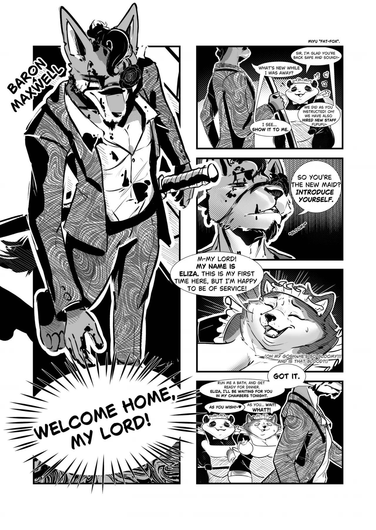 The Baron X the Maid page 1 full