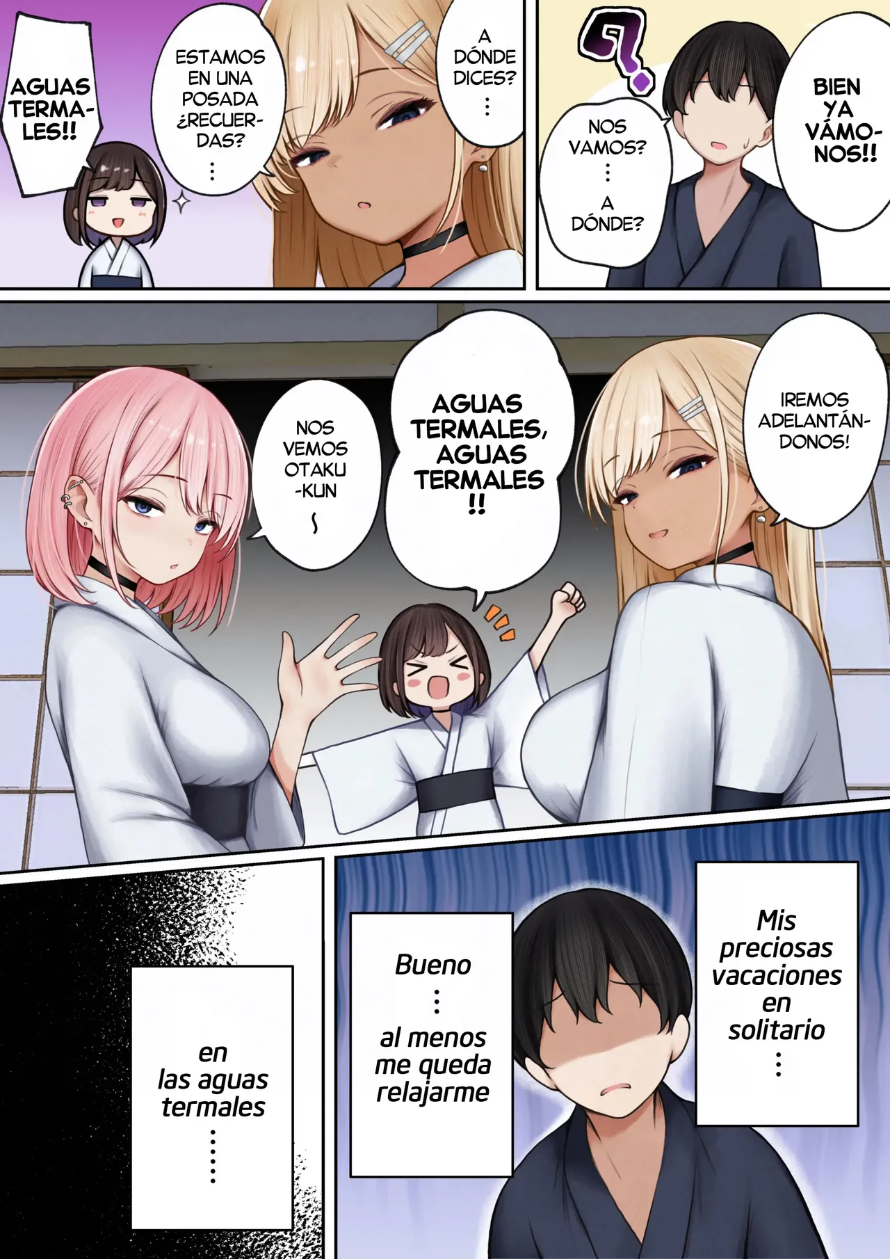 Boku no Heya ga Osananajimi Gal no Yaribeya ni Natta Hanashi Onsen Ryokan Hen | Una historia de como mi Habitacion se Convirtio en un lugar para tener Sexo con mi Amiga Gal de la Infancia - Edición Aguas Termales page 11 full