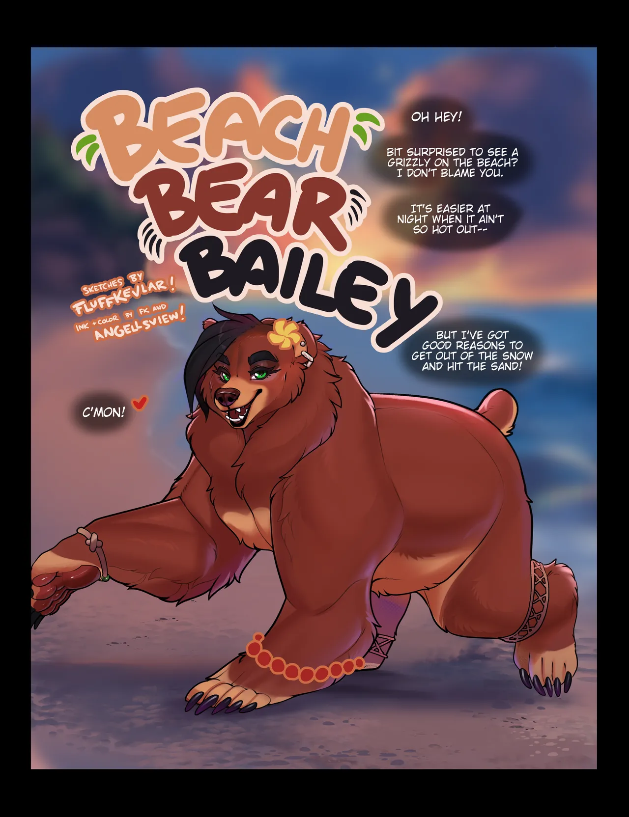 Beach Bear Bailey page 1 full