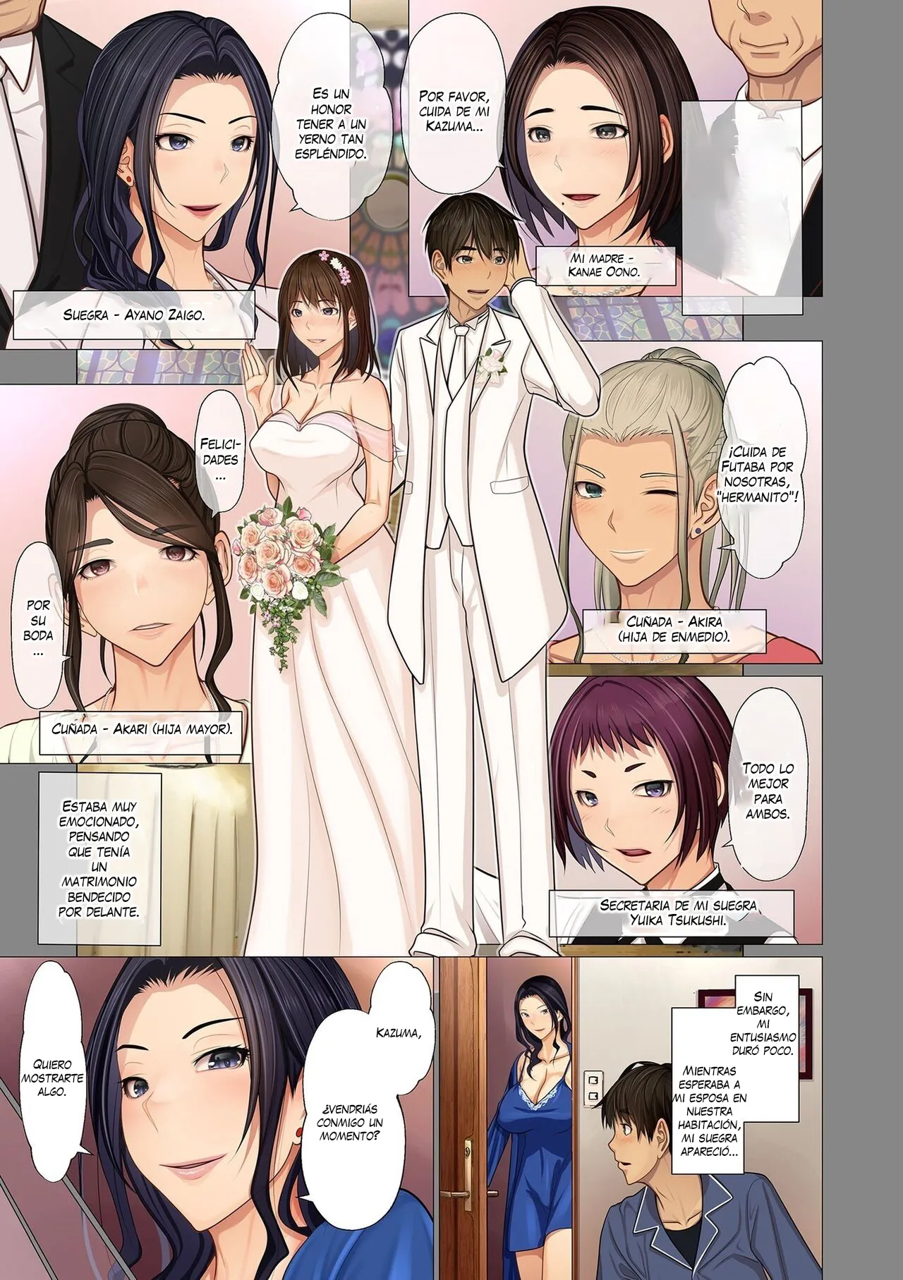 Fugou Ichizoku no Muko ~Tsuma Igai Zenin Ore no Onna~ 1-6 + Omake｜Me casé con una familia rica ~Todas las mujeres, excepto mi esposa, son mías~ 1-6 + Extra page 8 full