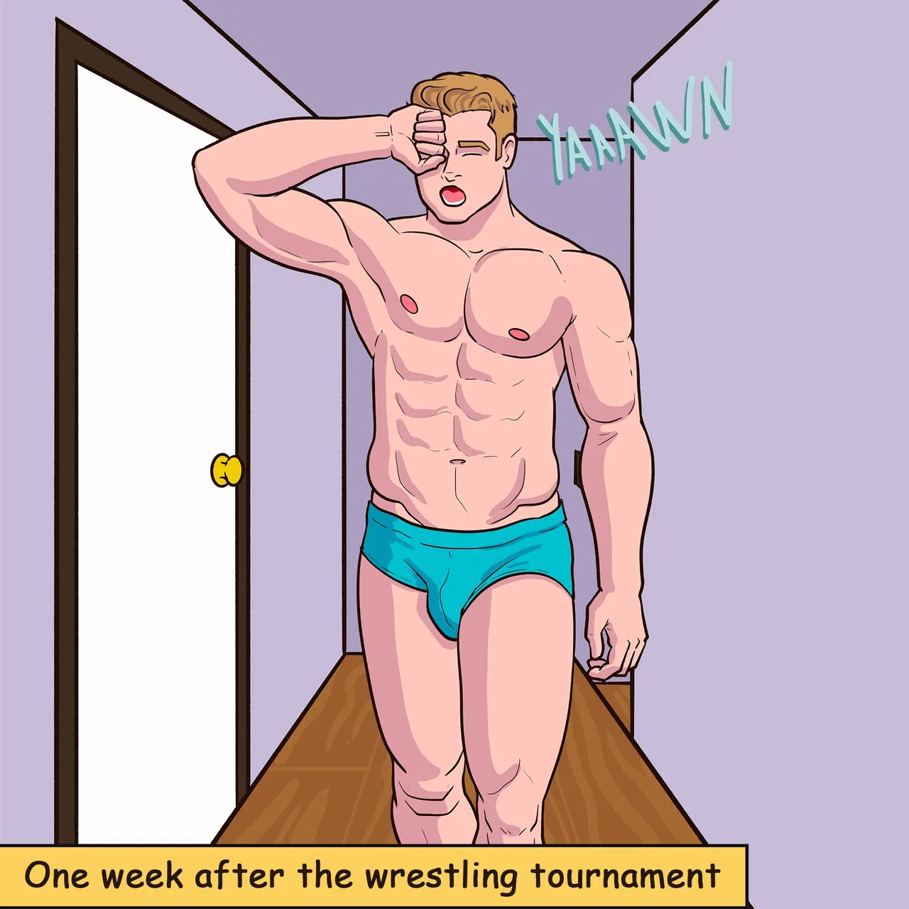 Gabo Artwork Comic 70 - Greg & Sean Find Eric Cruising page 1 full