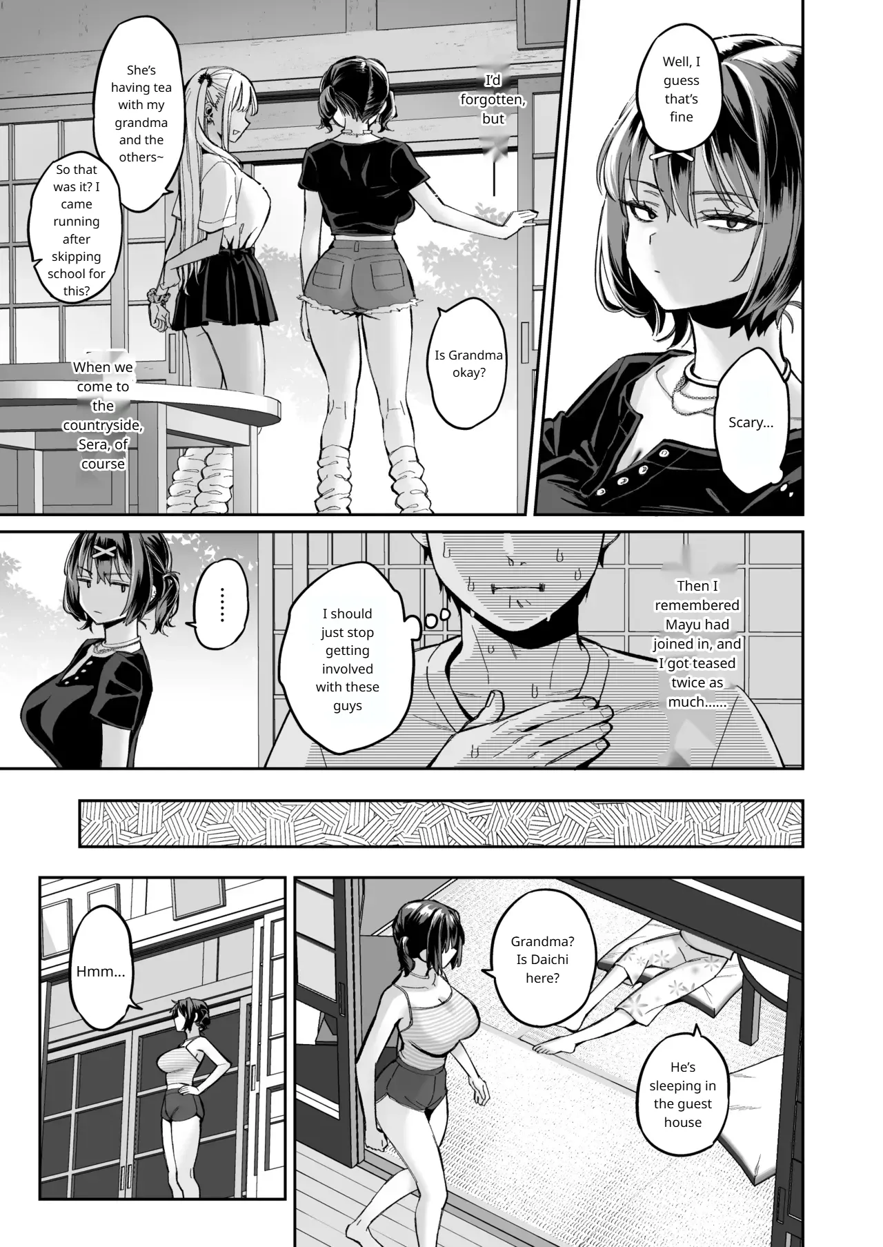 The Story Of Being Used For Sexual Release By My Annoying Childhood Friend And Cousin's Pussy page 12 full