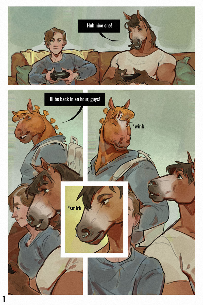 Sculpting A Stallion page 1 full