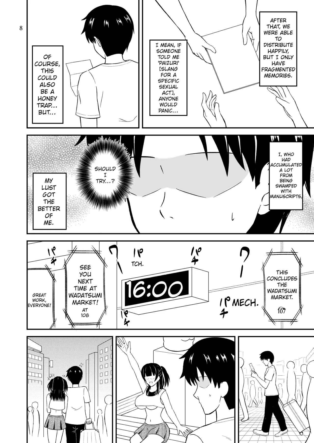 Ero Doujin Mitai na Paizuri Shichao page 8 full