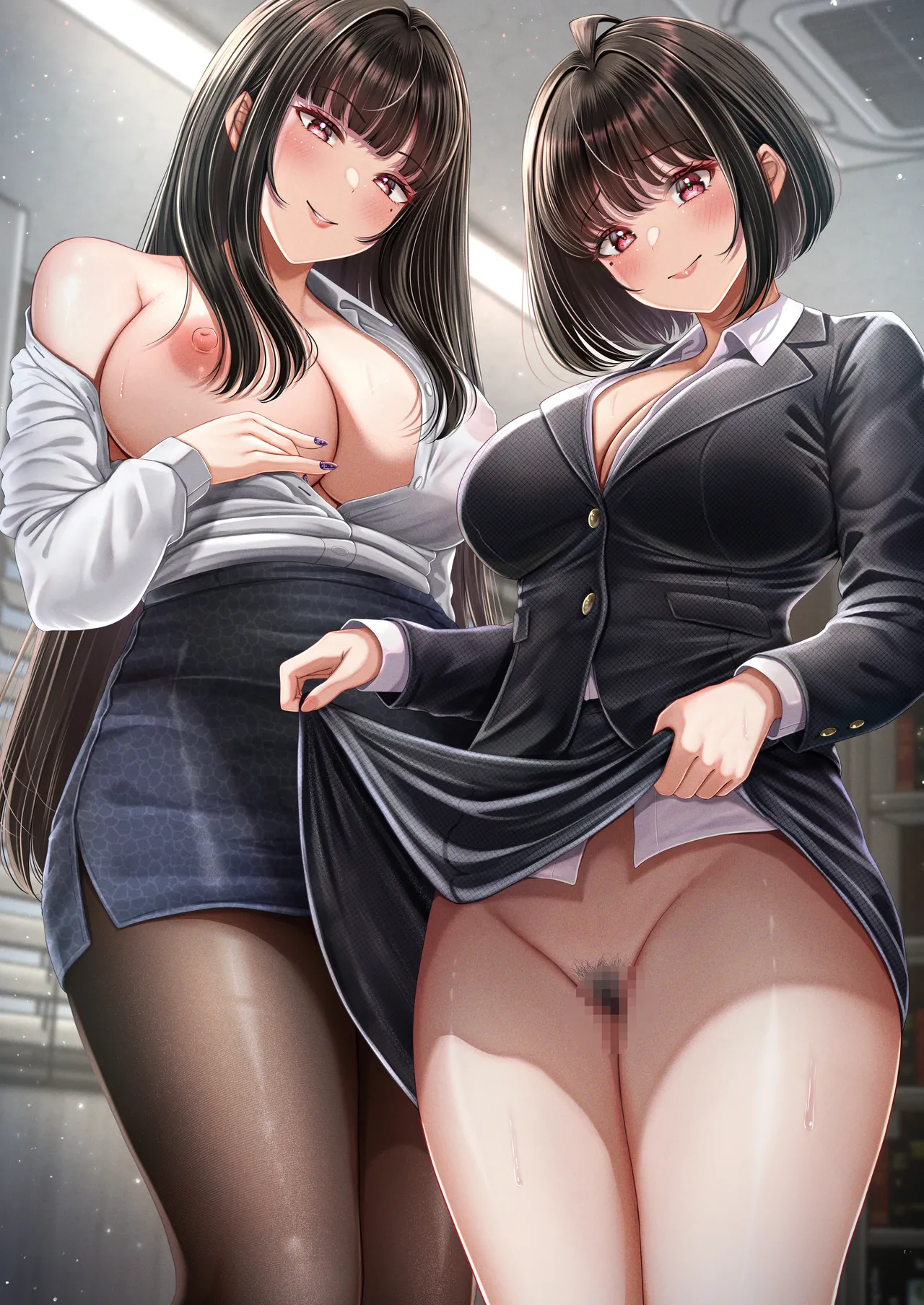 その年の離れた黒髪姉妹とお〇こする話〜感動の完結総集編〜 page 6 full