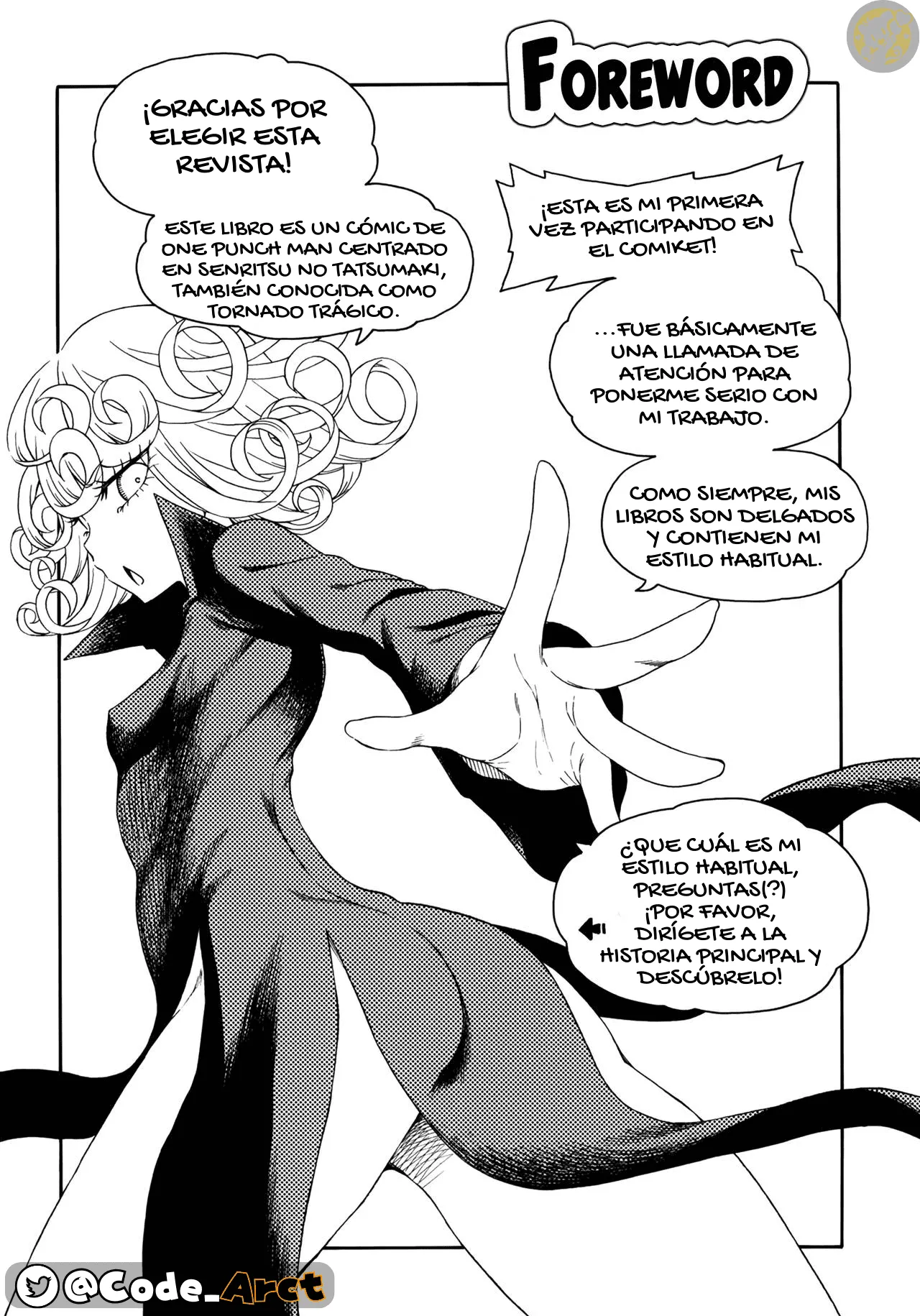 Nivel de desastre: Tatsumaki page 4 full
