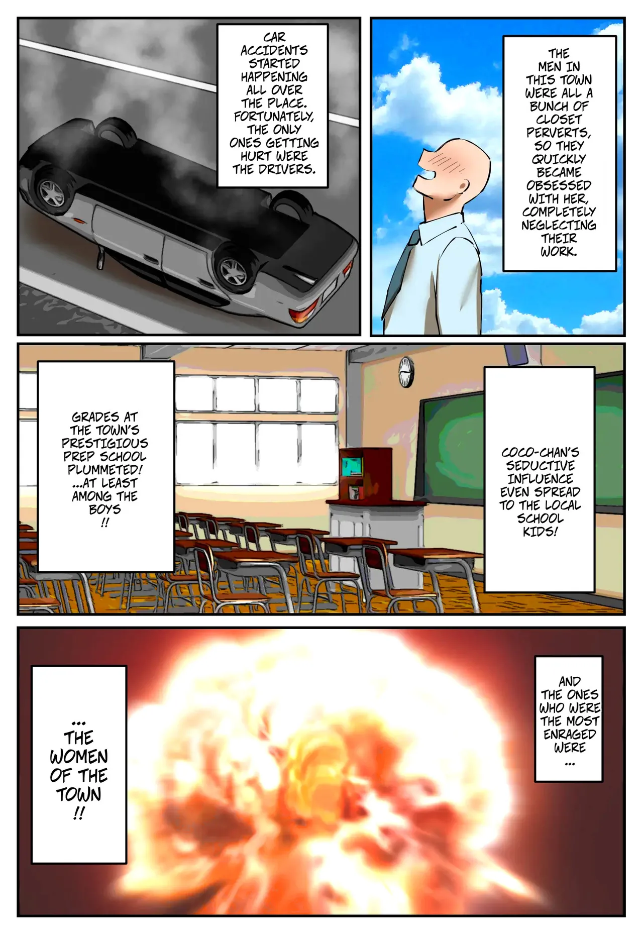 My Part-Time Job Is To Get Revenge: The Loose Woman -- Fukushuu Yami Beit "Machi no Keikan ga Kowareru Kono Oppai Onna o Oidashite Hoshii" page 5 full