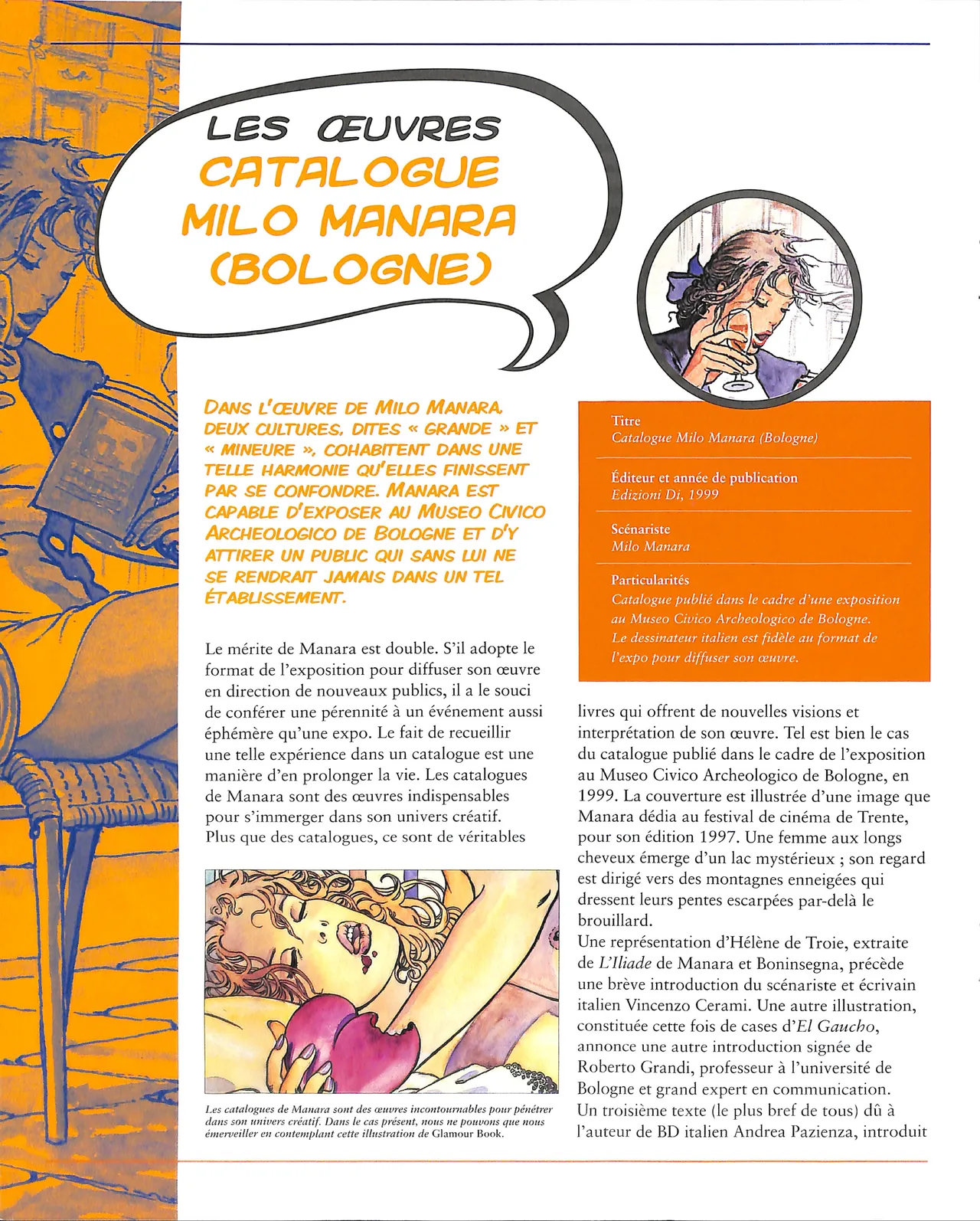 Figurines #48 : Diana - Catalogue Milo Manara page 11 full