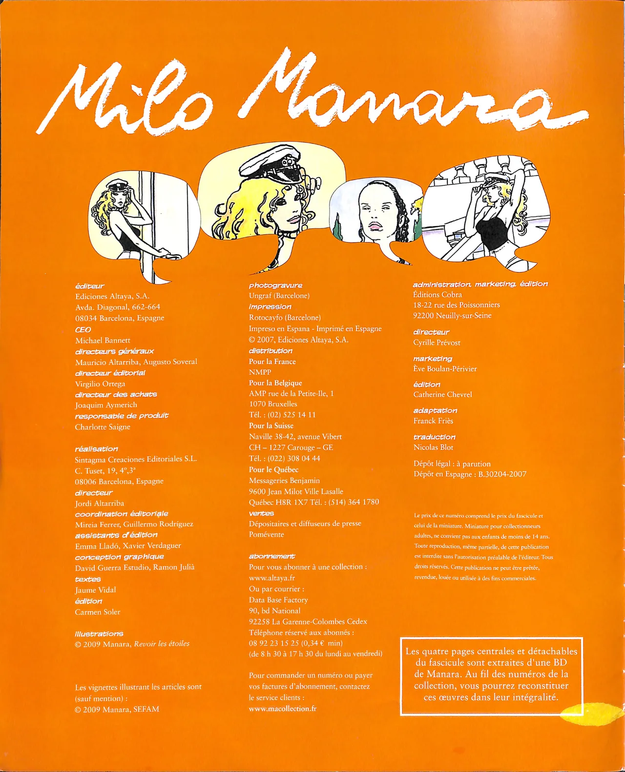 Figurines #48 : Diana - Catalogue Milo Manara page 2 full