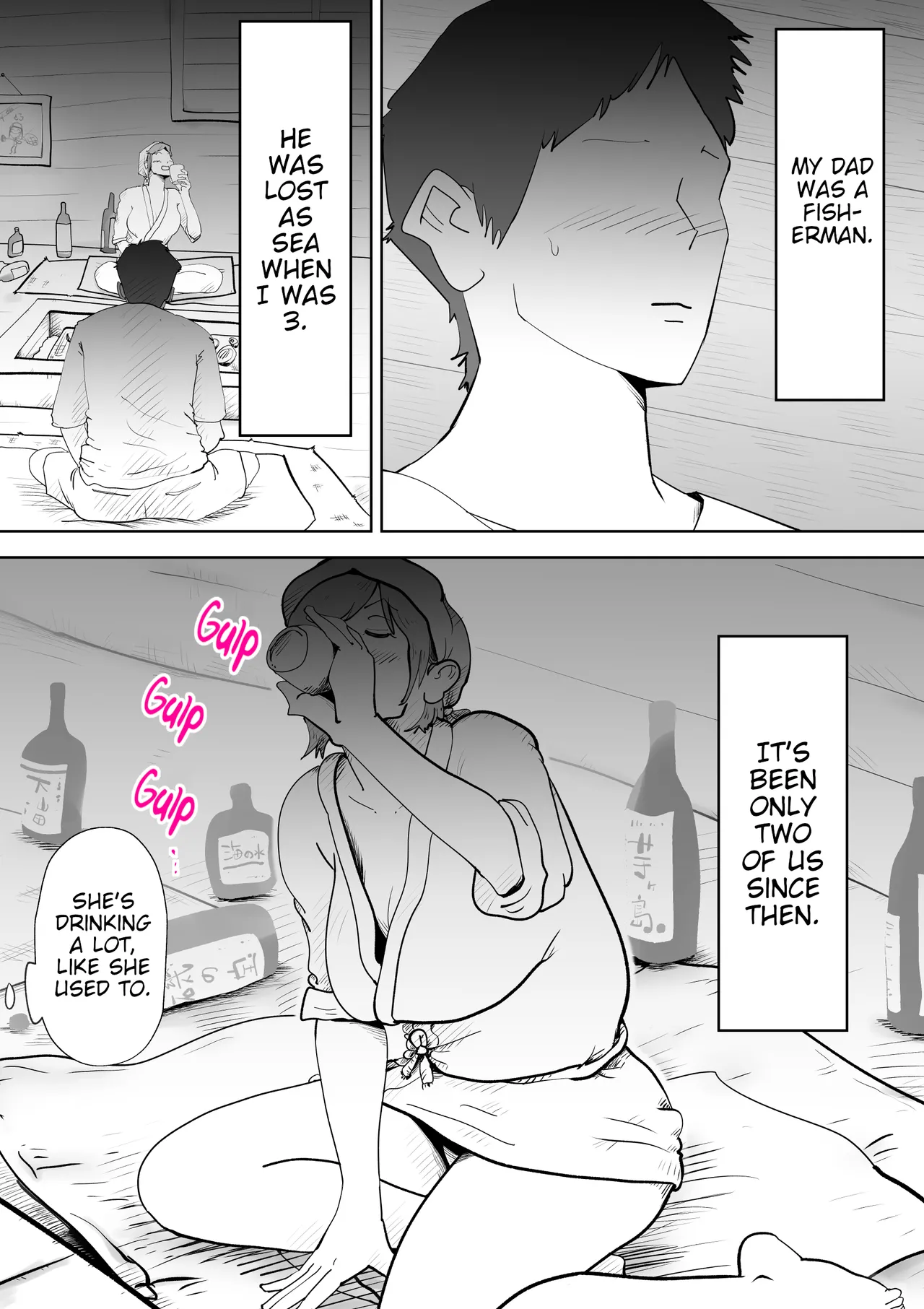 Umi Awabi ~Hama Onna no Yabojo~ | Abalone ~Night at a Fisherwoman's House~ page 9 full