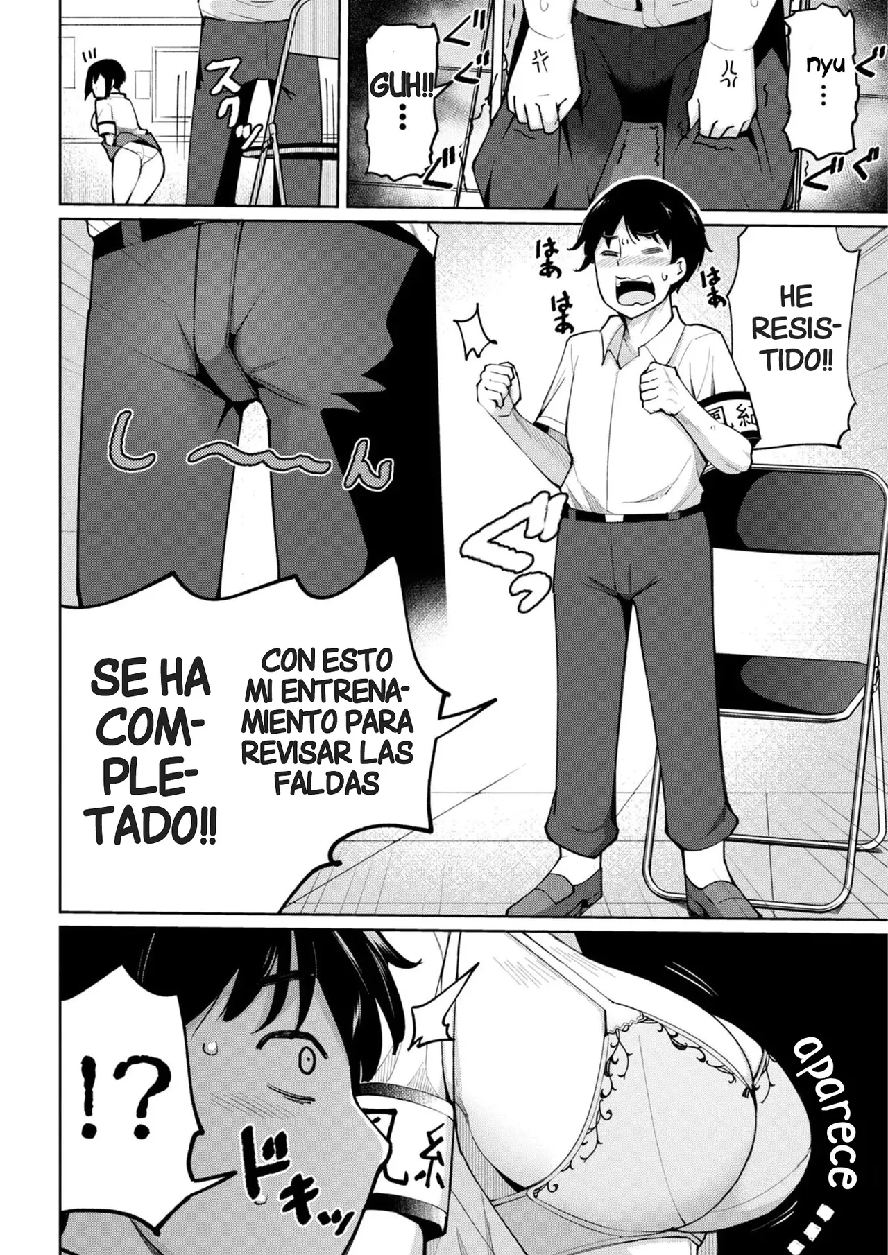 Kouhai Amayakashi Harem in Fuuki Iinkai Ch. 6 | Un Kouhai mimado por un Haren en el Comite de la Moral Publica page 2 full