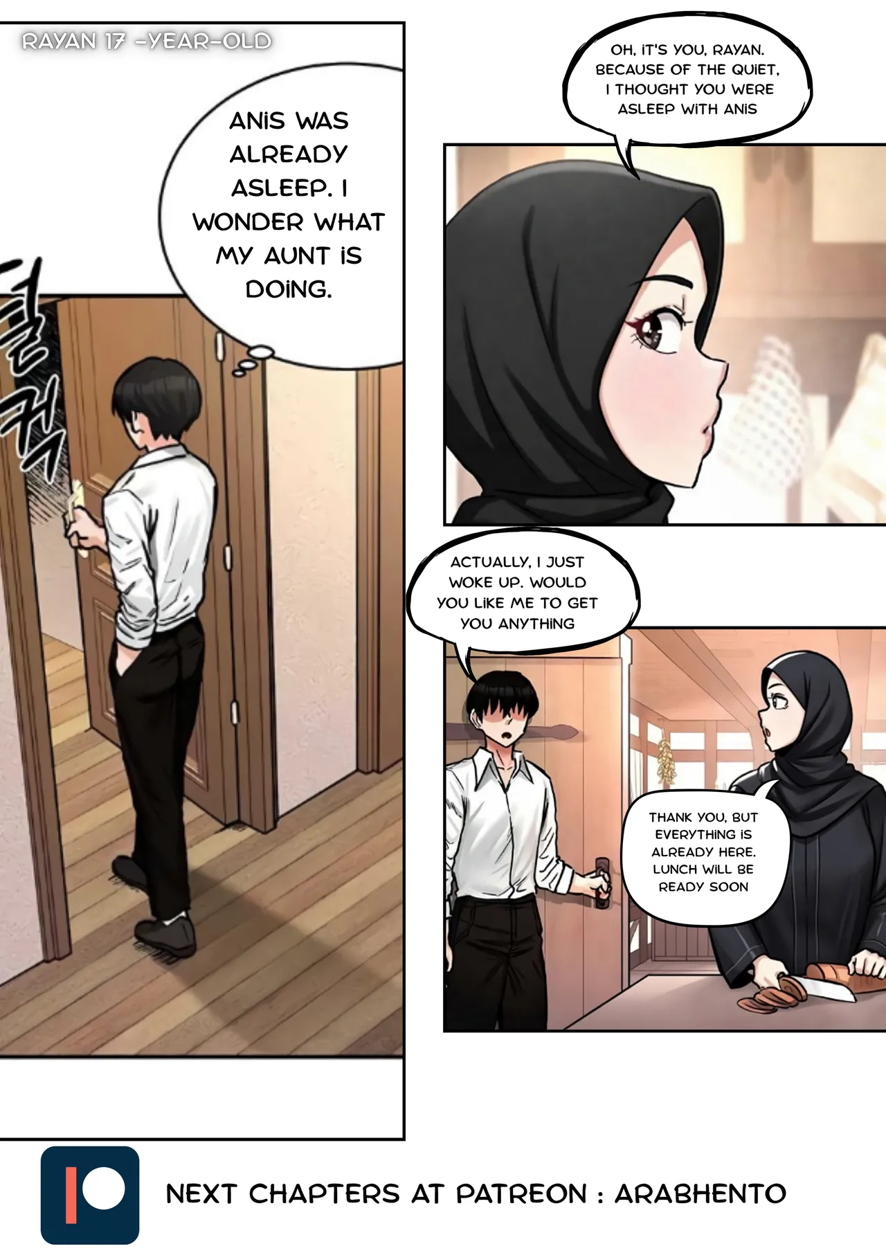 ArabHento - Chapter 1 : Affair with my hijab aunt page 1 full