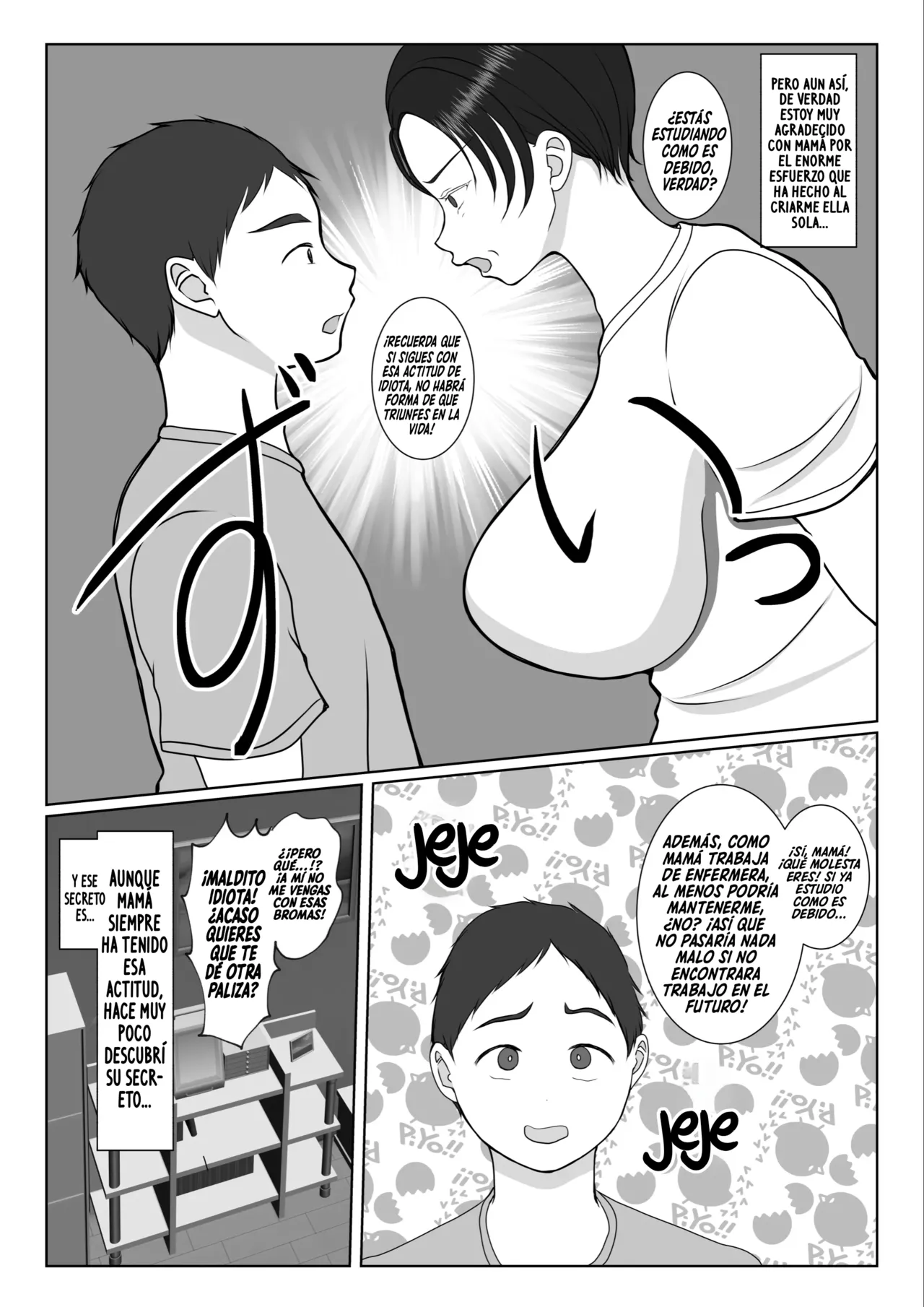 Ki no Tsuyoi Kangoshi Kaa-chan ga, Ore no Kanojo ni Natte kurete Hanashi｜La Historia de Como Mi Testaruda Madre Enfermera Se Convirtió En mi Novia page 4 full