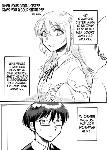 [Hyoui Lover (Tes)] When Your Small Sister Gives You a Cold Shoulder (Hyoui Catalog Vol. 2 ~Onna no Karada o Nottorimakuru Anthology~) [English] [GTF] cover
