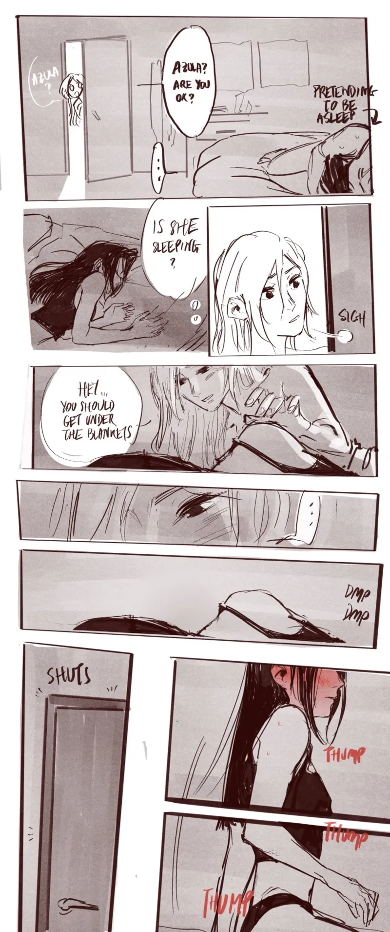 Azula X Ty-Lee College AU page 11 full