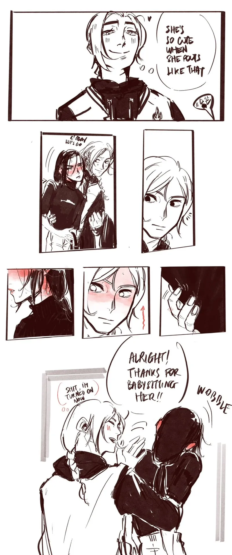 Azula X Ty-Lee College AU page 2 full