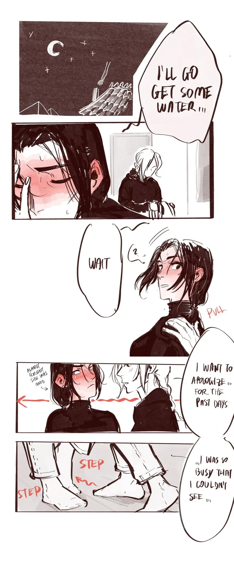 Azula X Ty-Lee College AU page 3 full