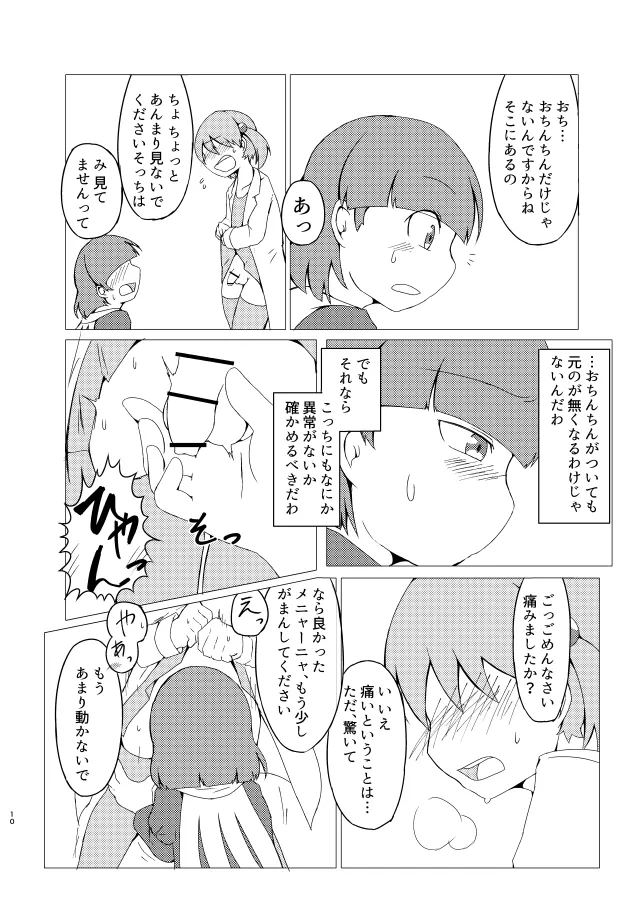 新薬を試してみたら男性器が生えてきました page 9 full