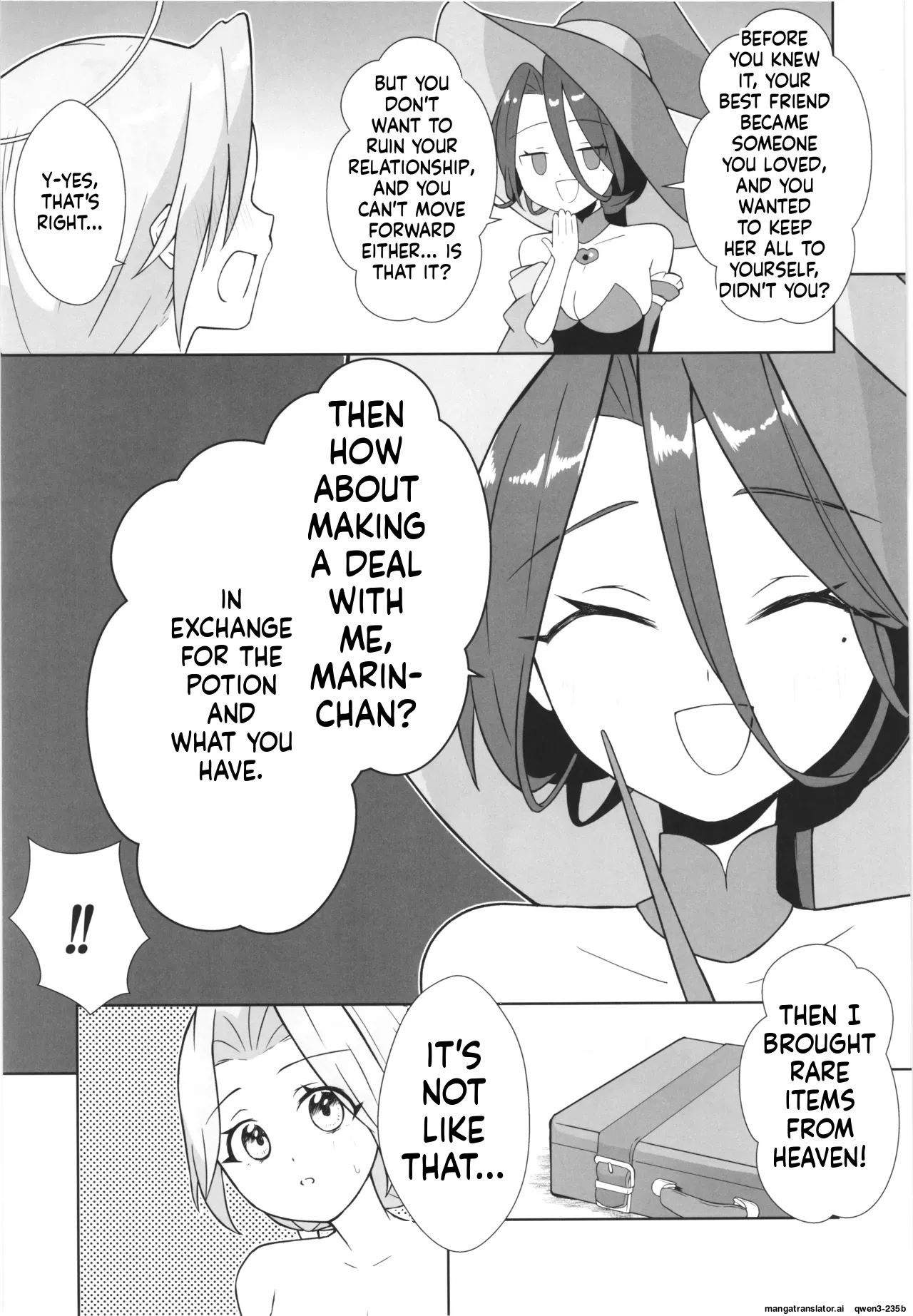 Majo no Kairaku Kenkyuujo -Marin no Mezame- page 9 full