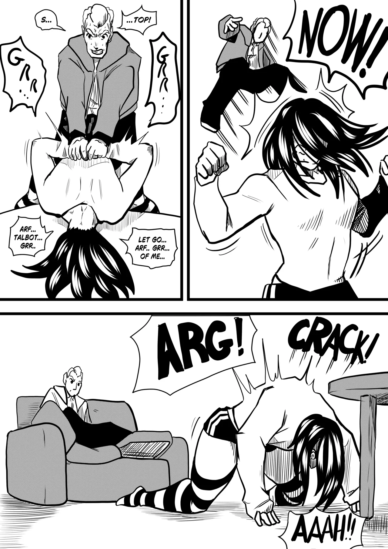 Betty Hulk AU: Talbot Makes Betty Angry page 6 full