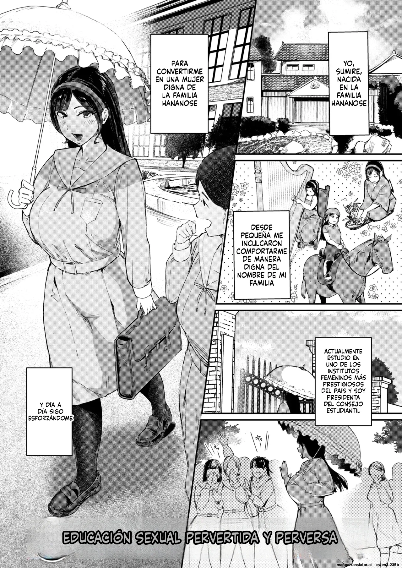 Ojou-sama no Hinkaku page 1 full