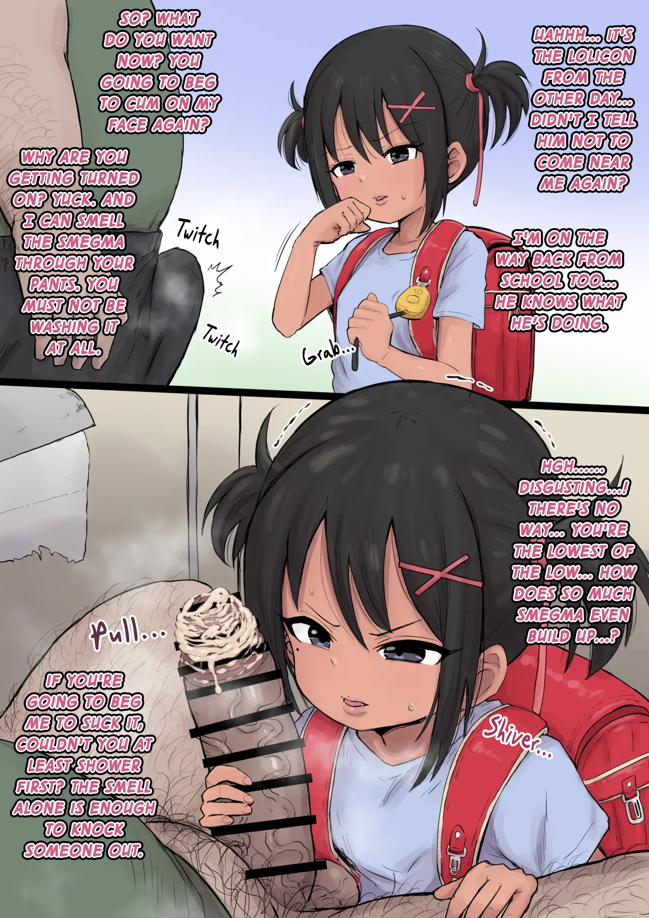 Tanned Girl Smegma Blowjob page 1 full