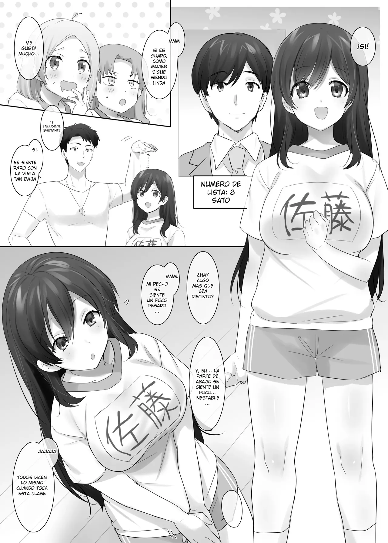TS Hoken Taiiku ~Kurasu Zennin Nyotaika Jugyou~ Sato-kun Hen Matome | TS Educación física y salud ~Clase de feminización para todos~ Edición de Sato-kun page 6 full